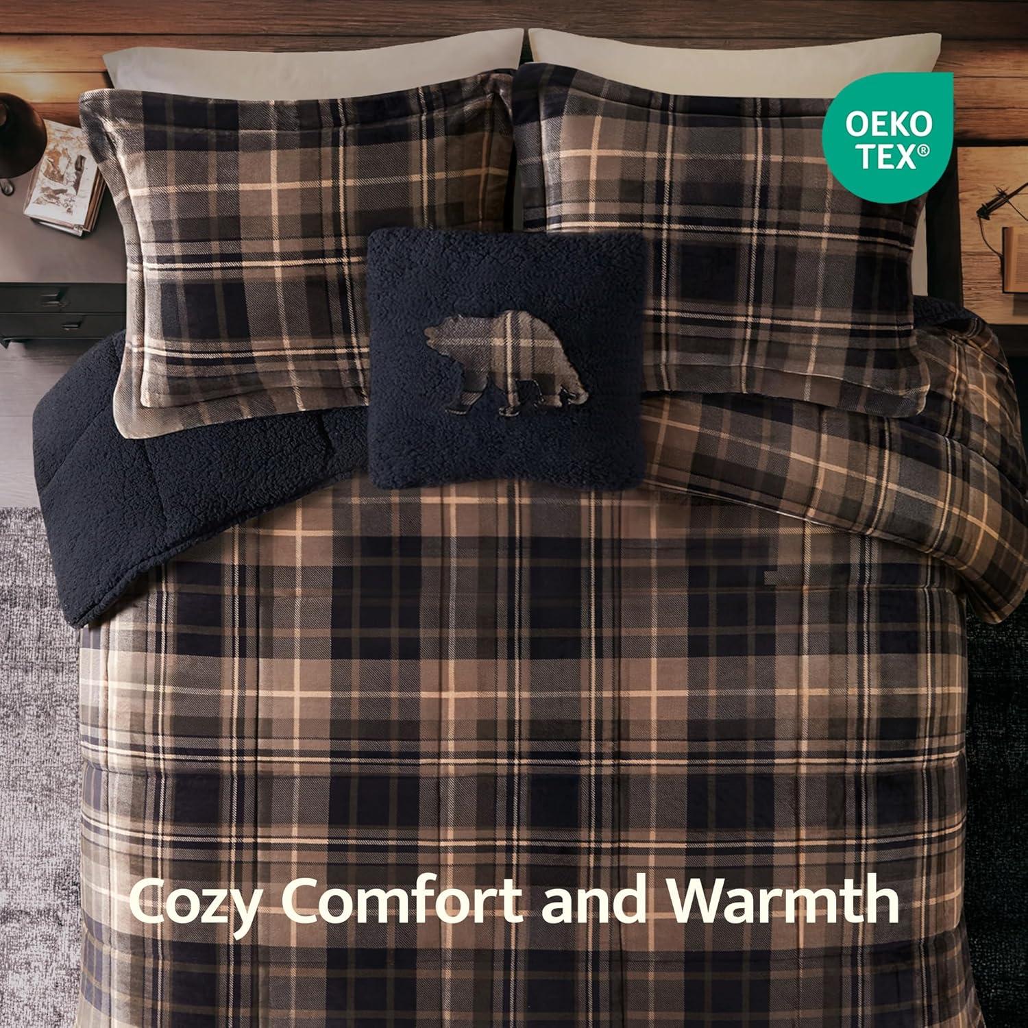 Woolrich Woolrich Alton Plush to Sherpa Down Alternative Comforter Set