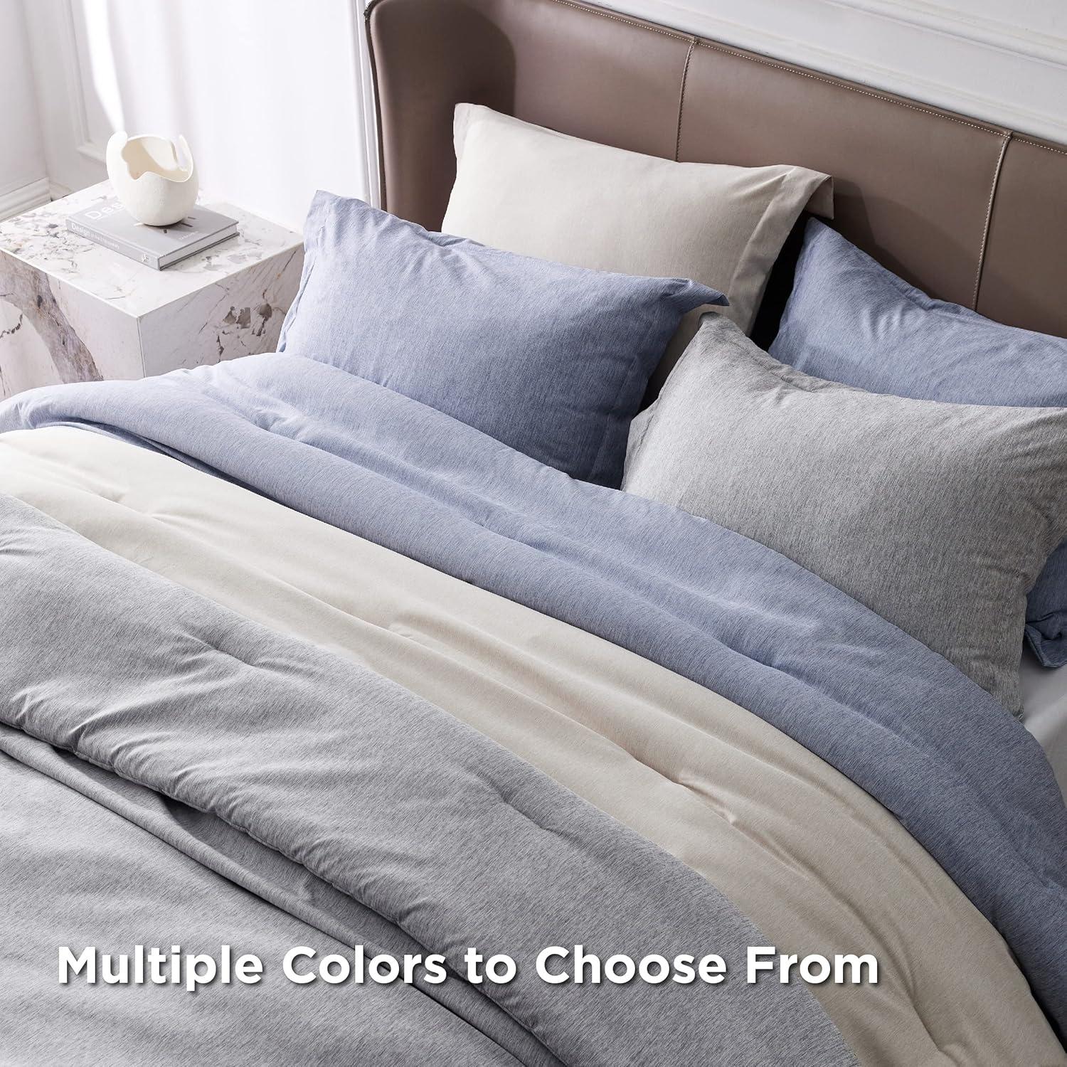 Bedsure Bedsure Cationic Dyed Comforter Set Dorm Bedding