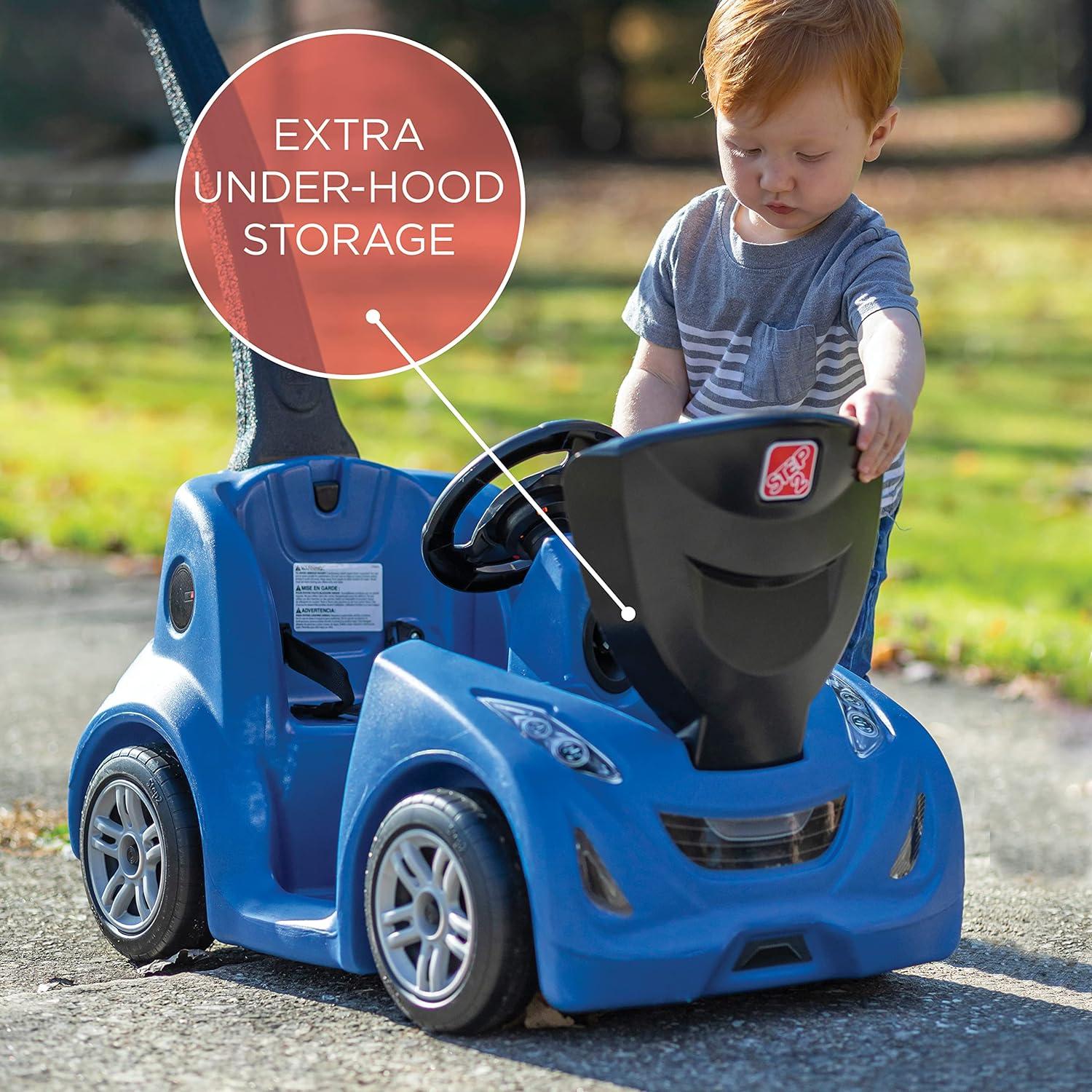 Step2 Push Around Blue Buggy GT Push Car and Ride on Toy for Toddlers