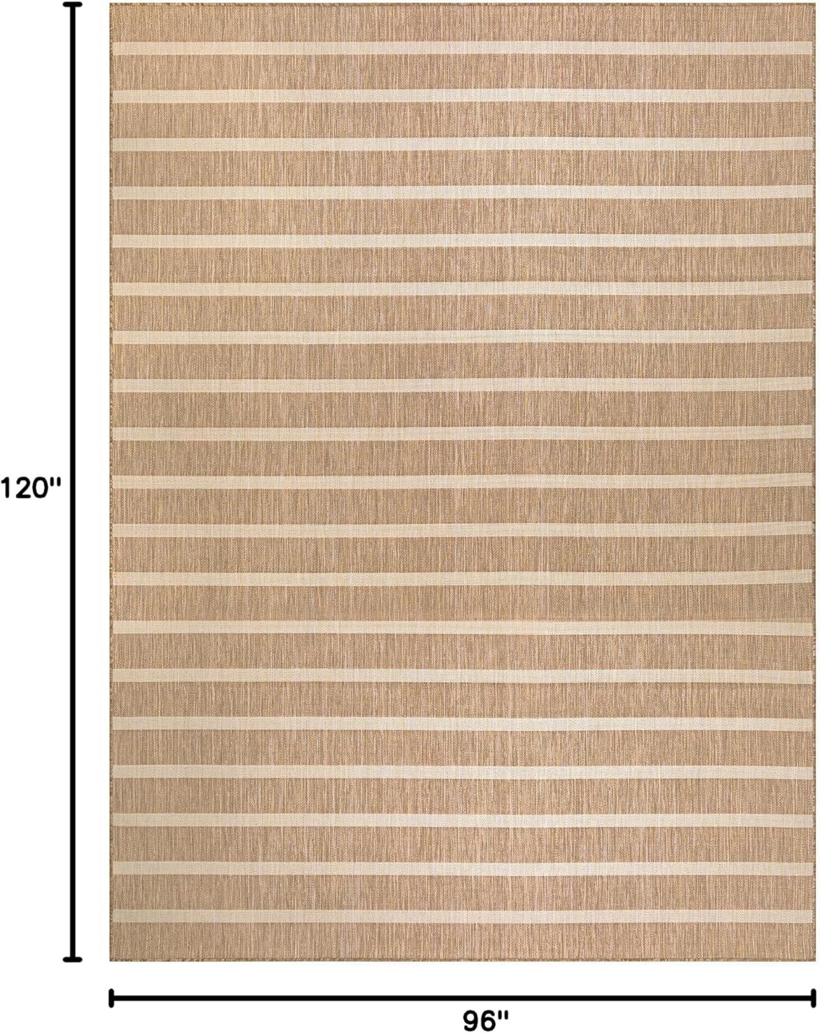 Nourison Positano Modern Stripes Flatweave Outdoor Rug