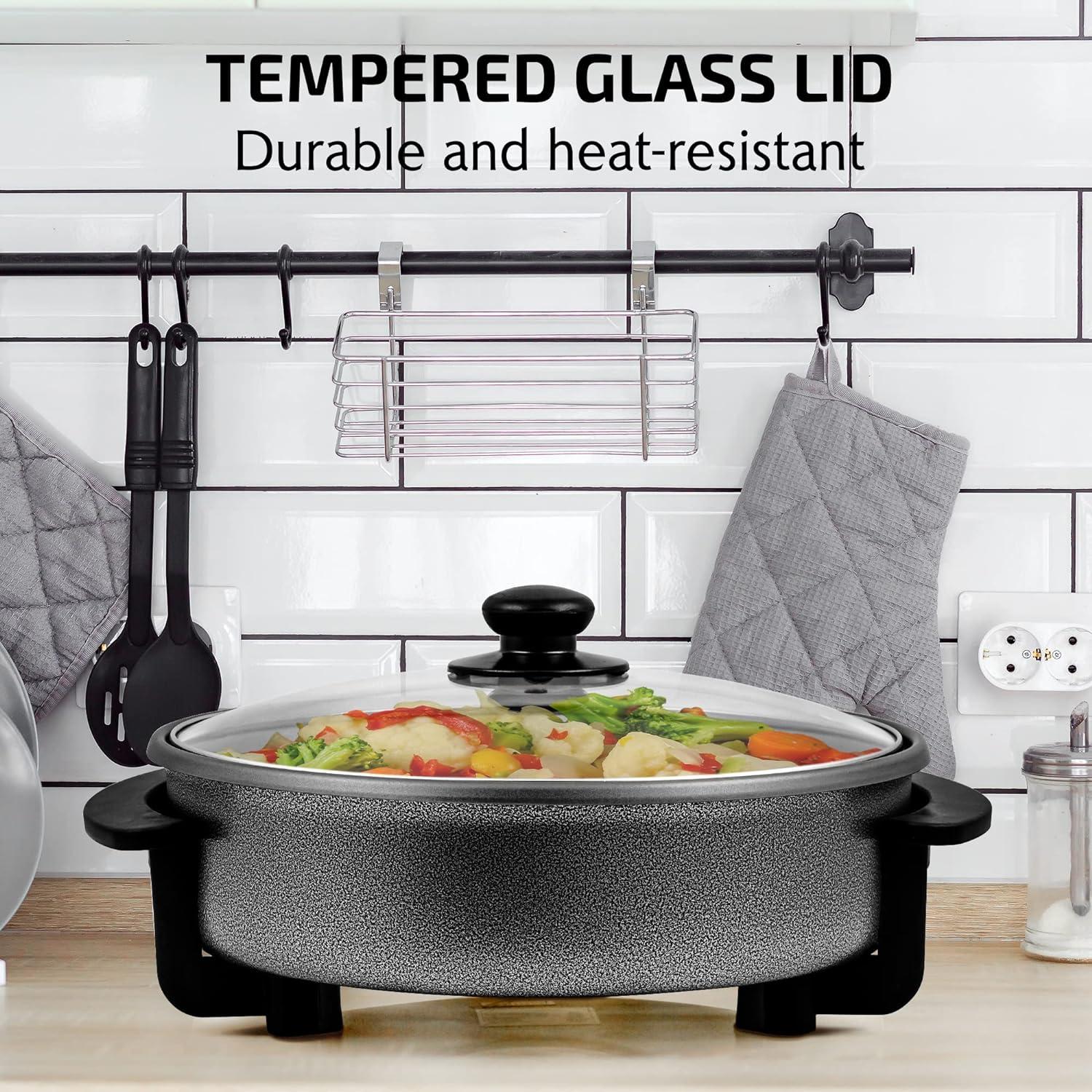 OVENTE 12" Electric Skillet and Frying Pan & Reviews | Wayfair