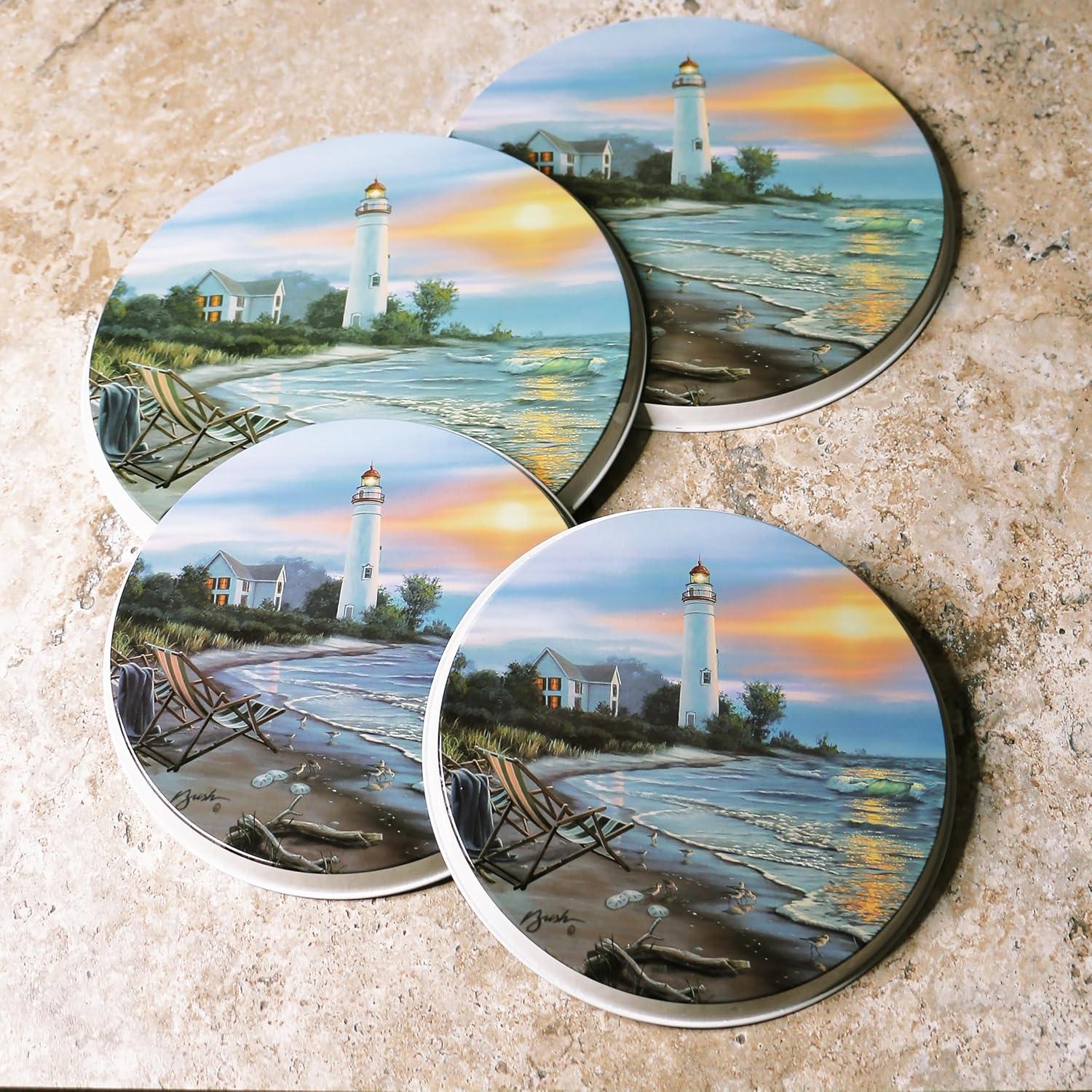 Round Electric Stovetop Burner Cover Set of 4, New Day