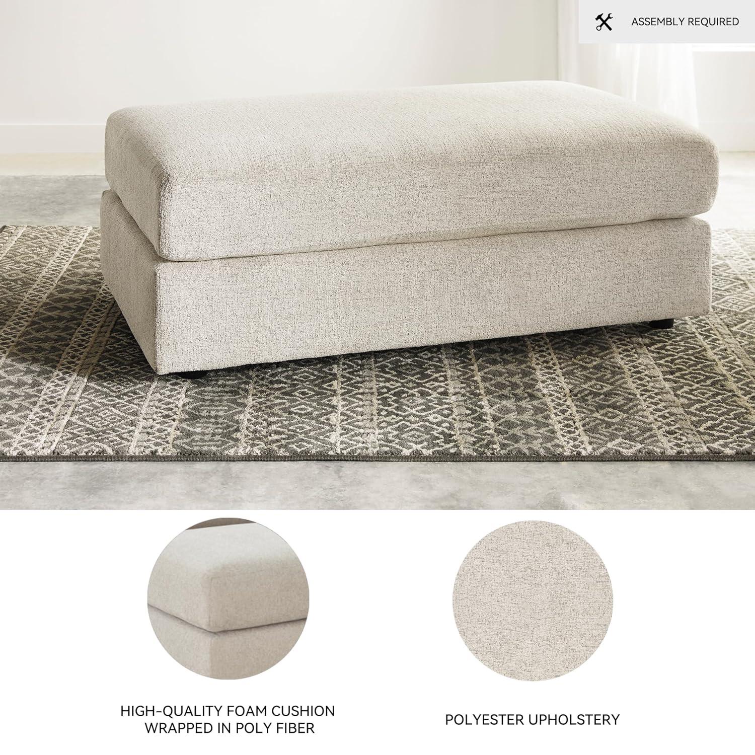 Hokku Designs Soletren Oversized Ottoman