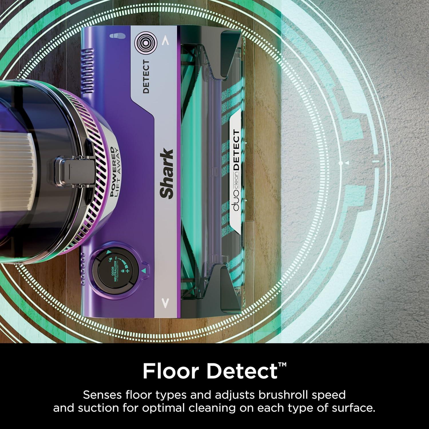 Shark ® POWERDETECT Upright Vacuum with DuoClean Detect Technology