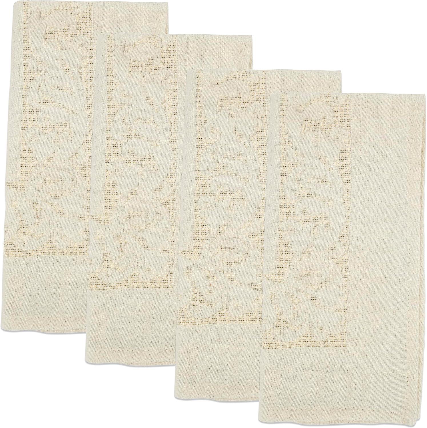 Polyester Floral Square Napkin