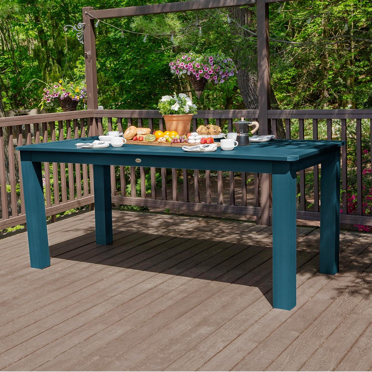 Highwood 42" x 84" Rectangle Dining Table - Counter Height, Outdoor, Eco-friendly, Synthetic Wood
