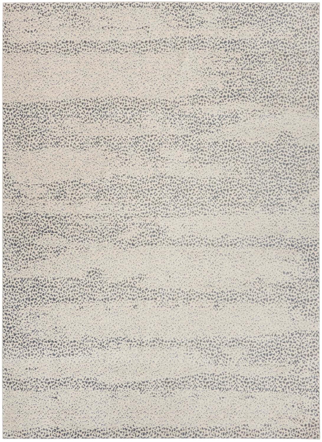 Nourison Elegance Modern Abstract Indoor Rug Beige Grey 7'10" x 10'6"