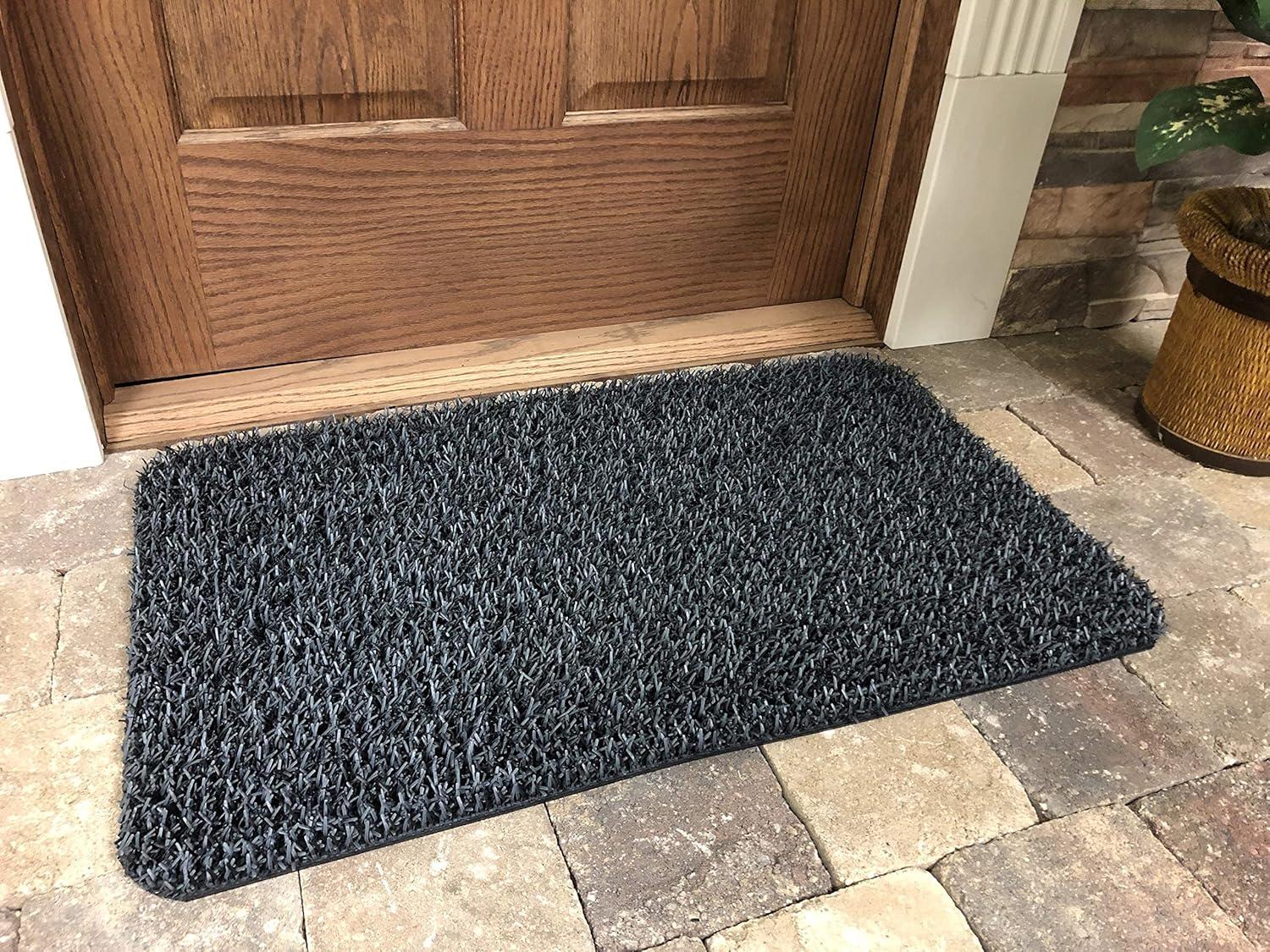 CLEAN MACHINE 10376921 High Traffic Astroturf Dirt Trapper Doormat, 23.5" x 35.5", Desert Taupe