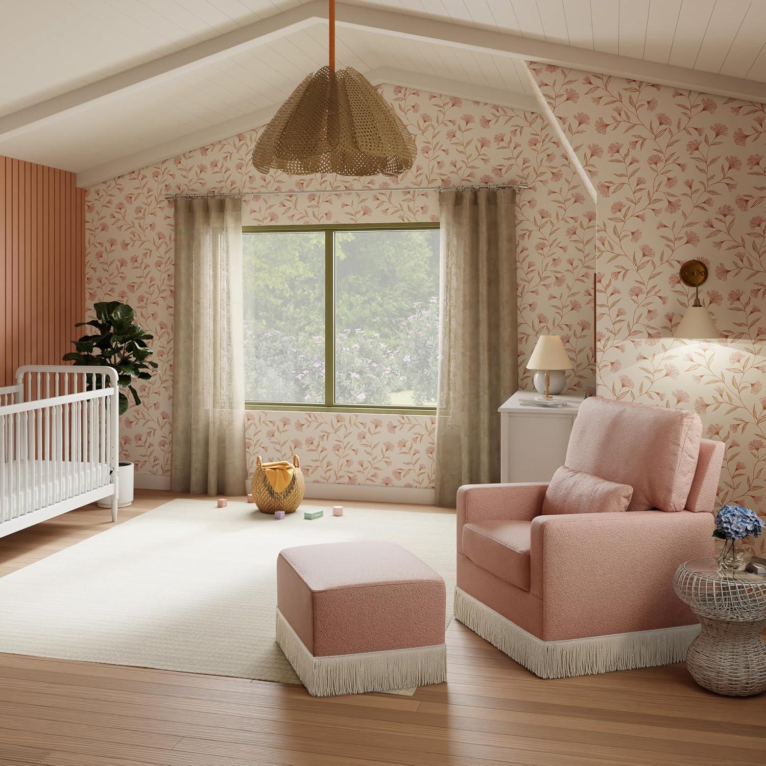 Namesake Crawford Pillowback Comfort Swivel Glider