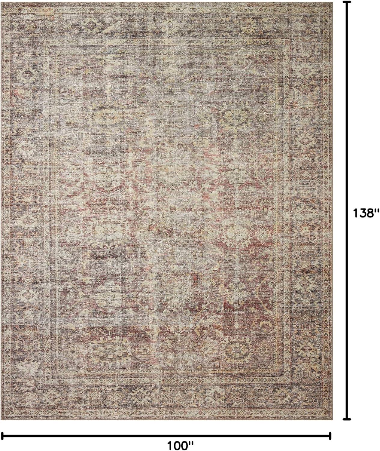 Georgie Oriental Bordeaux/Antique Area Rug