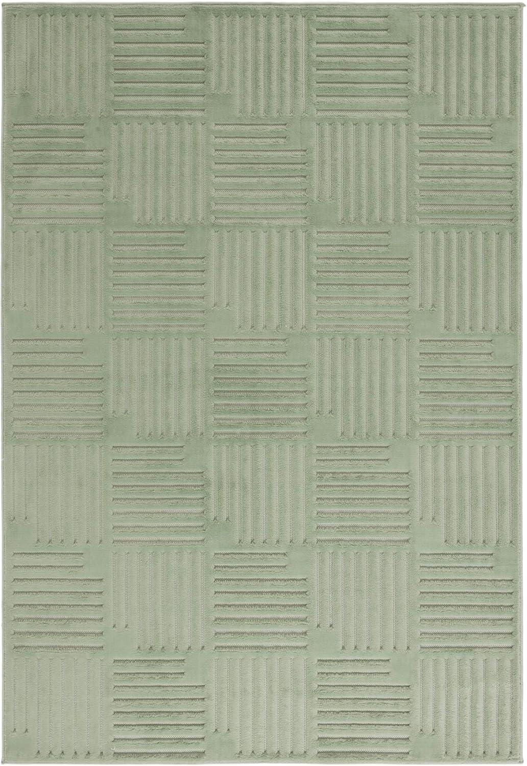 Selena SLE678 Power Loomed Indoor Area Rug - Green - 4'x6' - Safavieh