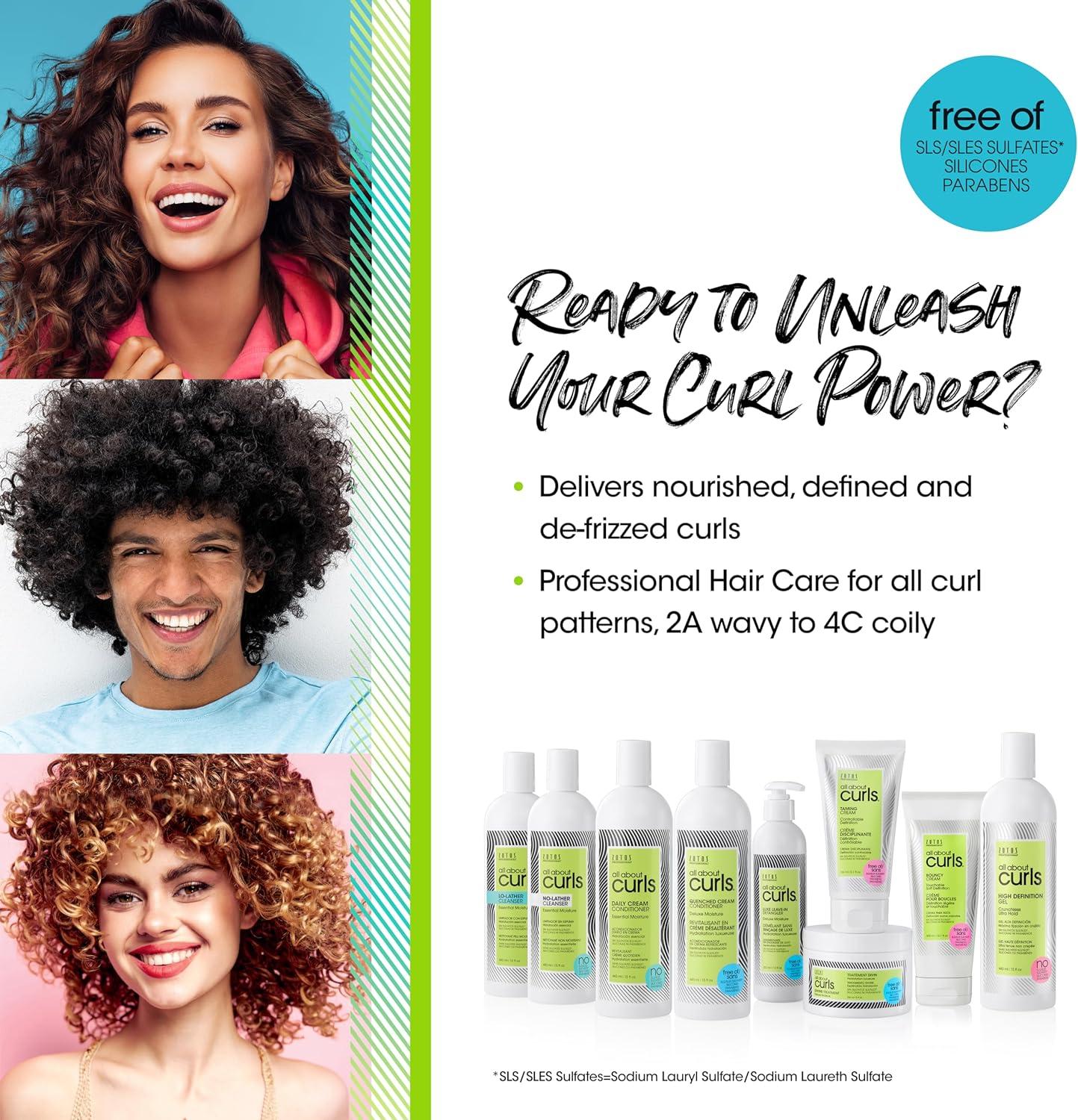 All About Curls Starter Kit/Free of SLS/SLES Sulfates, Silicones & Parabens/Color-safe
