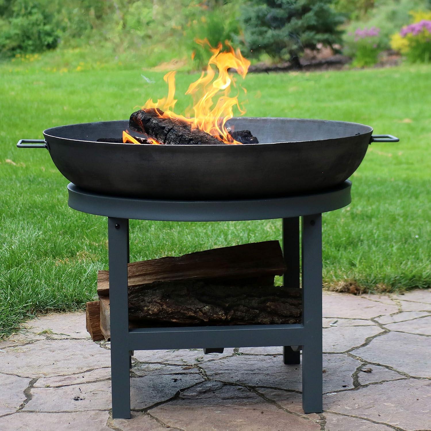 Cast Iron Wood Burning Fire Pit