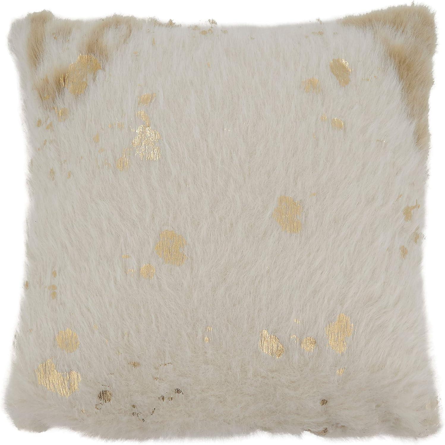 Posh Lait Abstract Reversible Throw Pillow