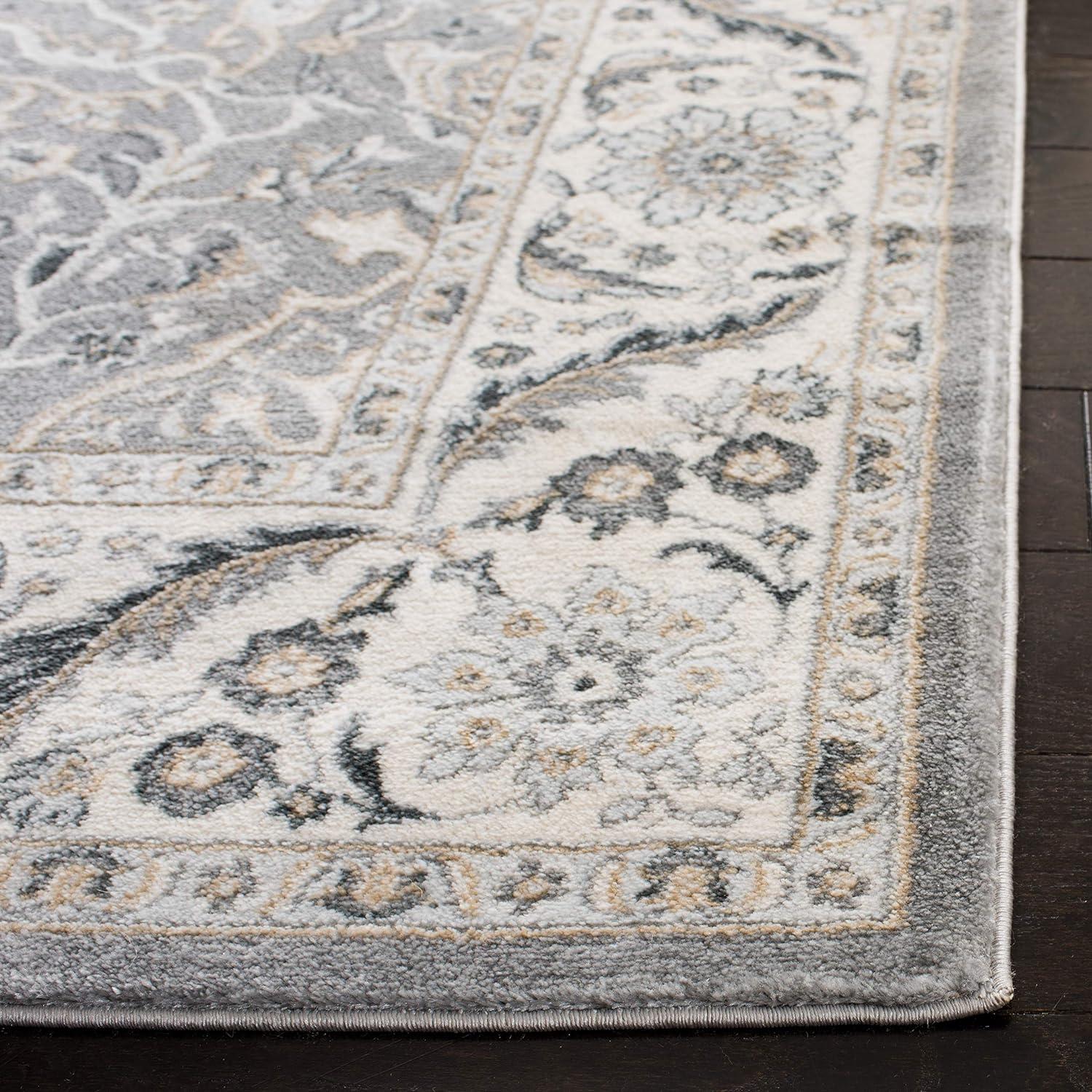 SAFAVIEH Isabella Kuzman Oriental Area Rug, Grey/Dark Grey, 9' x 12'