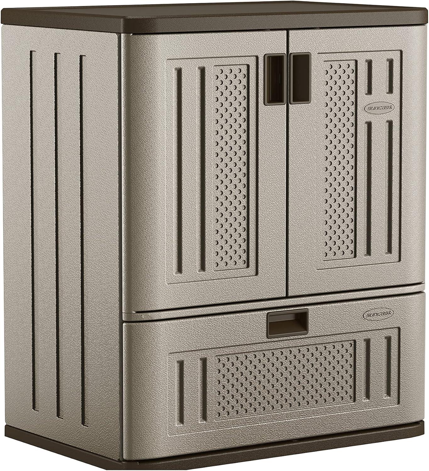 Suncast Garage Storage Resin Single Storage Cabinet ( 36'' H x 30'' W x 20'' D)