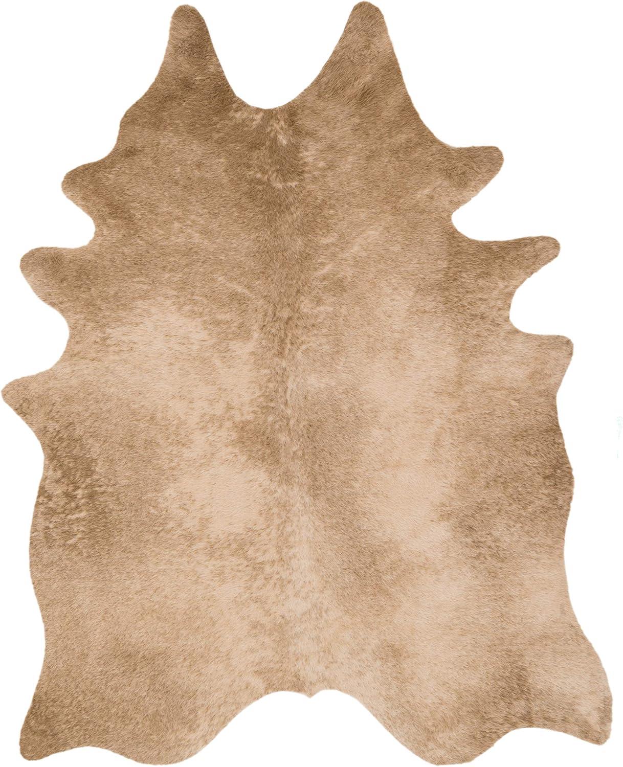 Loloi II Grand Canyon Faux Cowhide Brown Area Rug