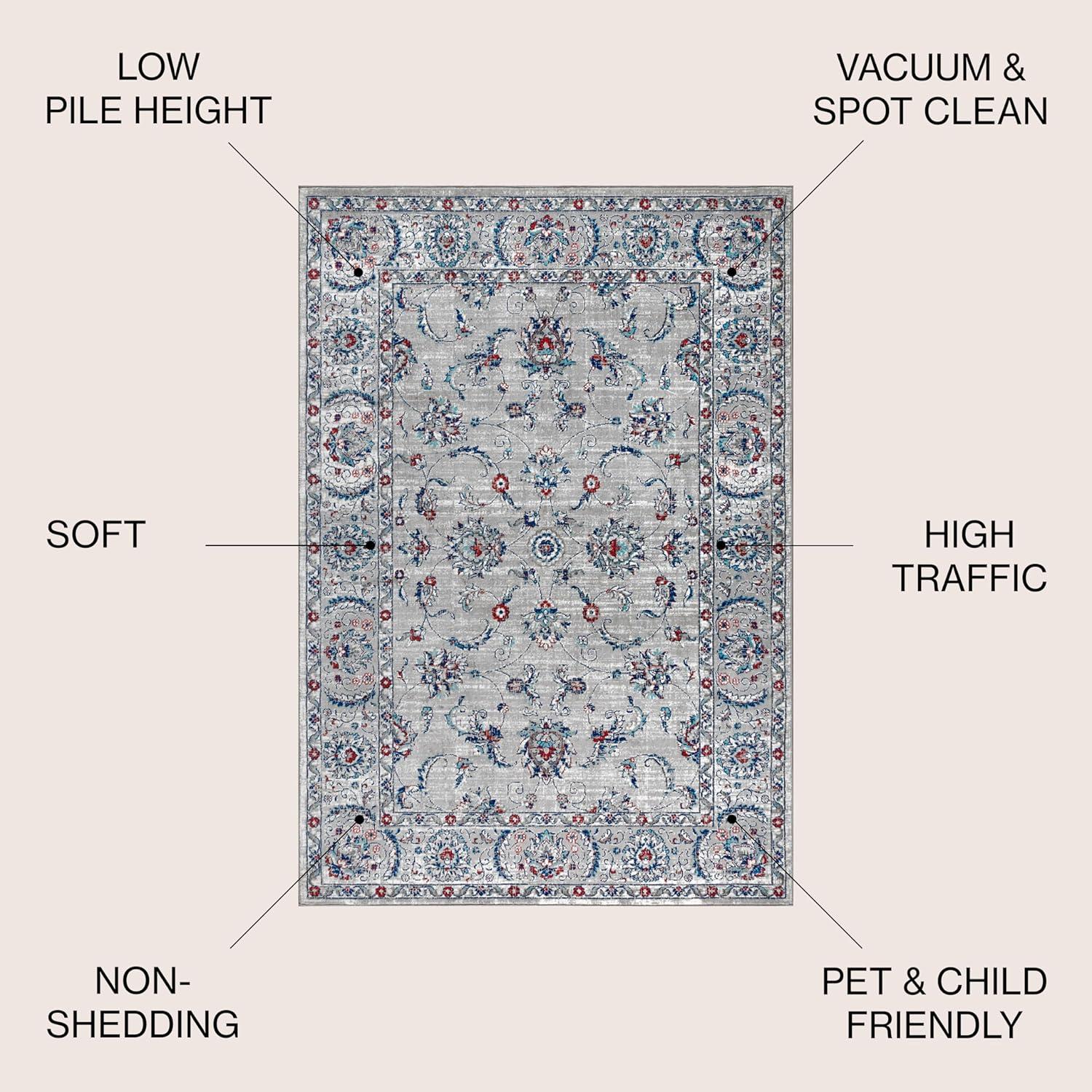 Modern Persian Vintage Area Rug  - JONATHAN Y