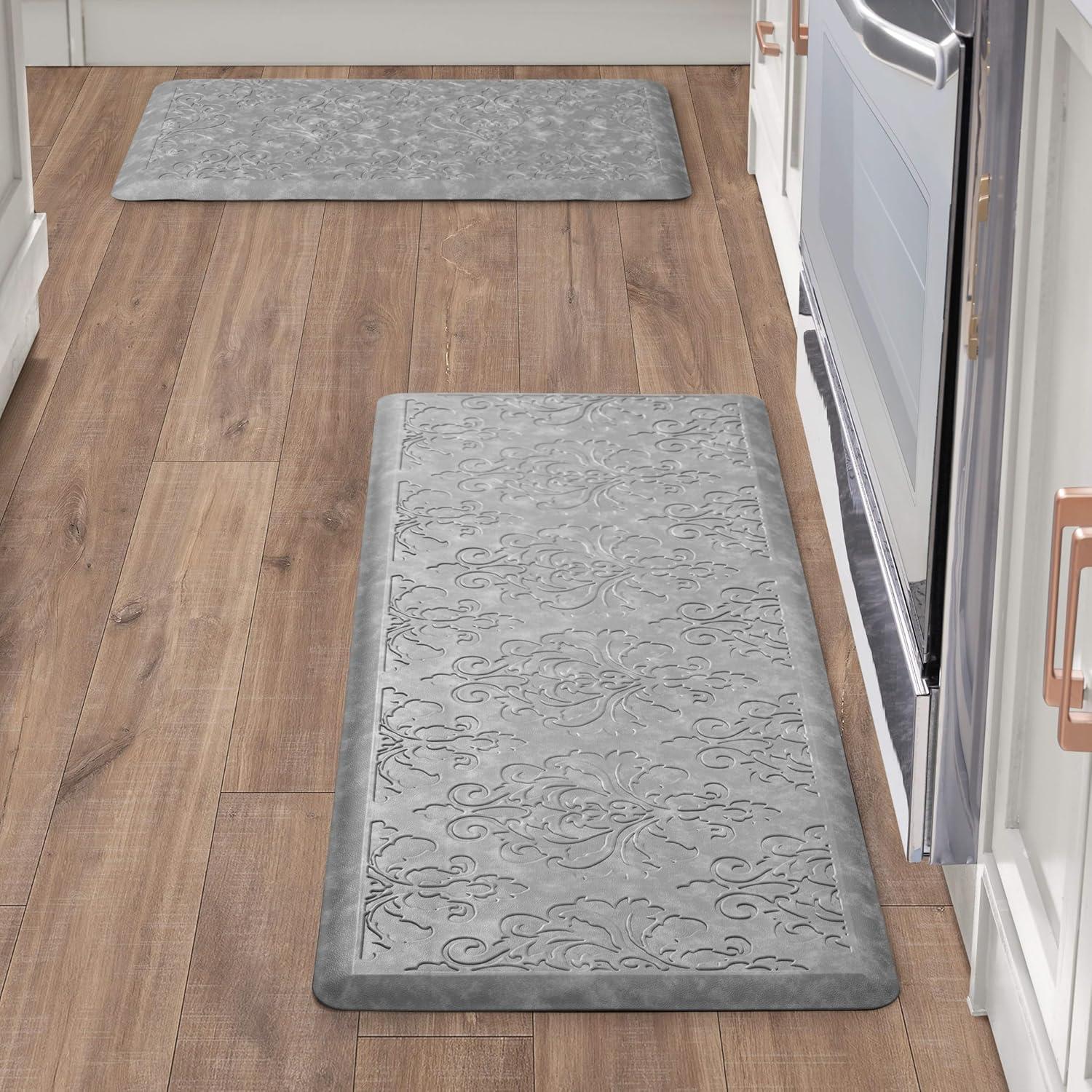 Chef Gear Embossed Soothing Comfort Anti-Fatigue Mat Set