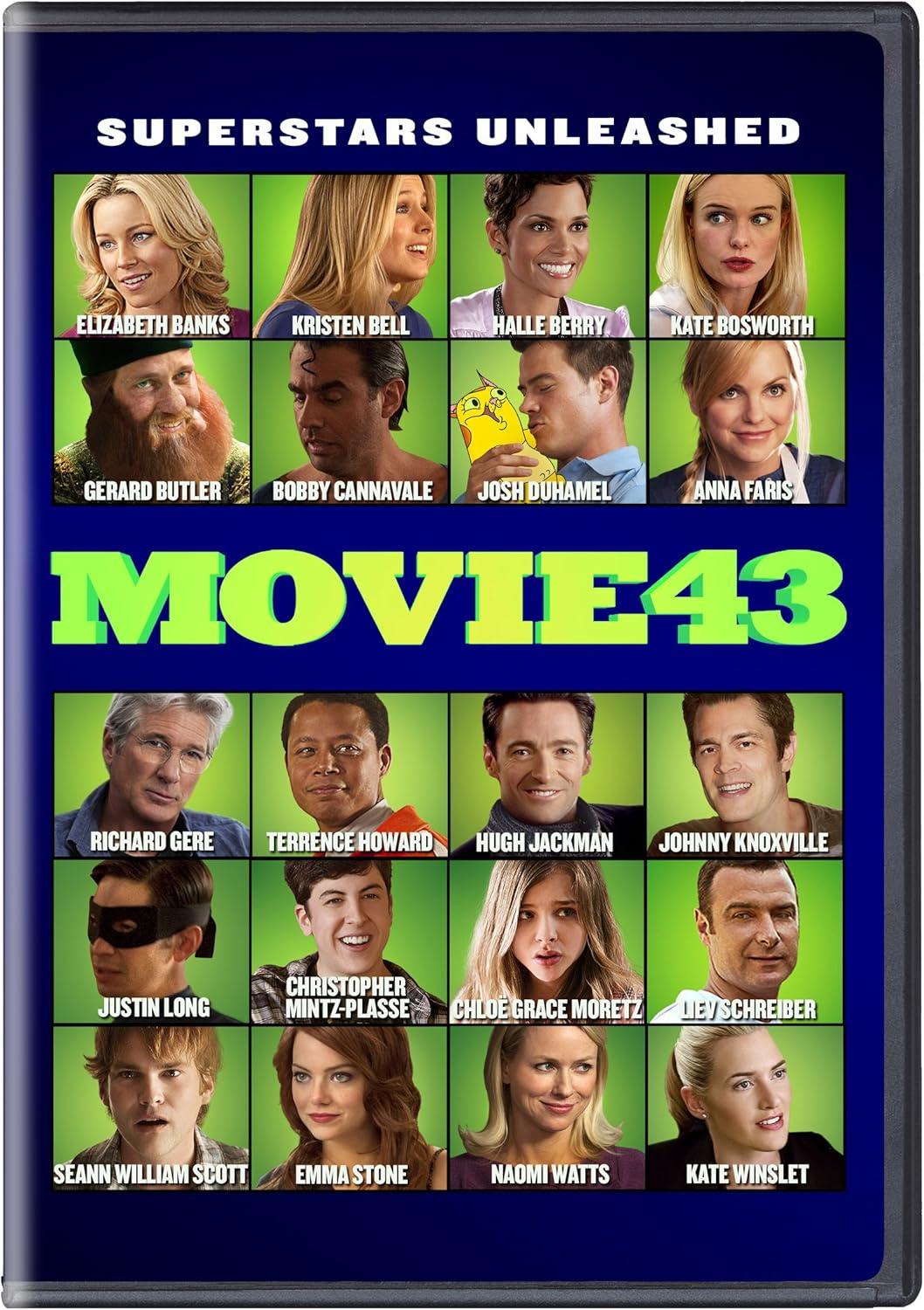 Movie 43 DVD with Star-Studded Cast