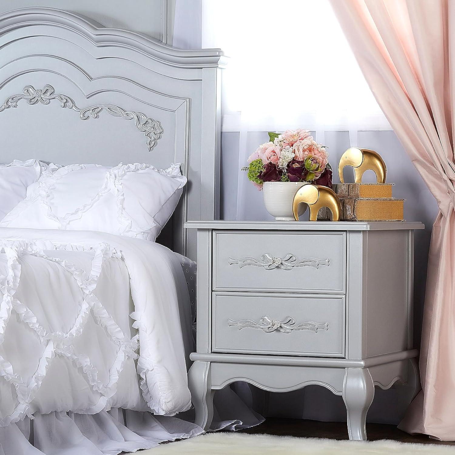 Evolur Aurora 2 Drawer Nightstand & Reviews | Wayfair