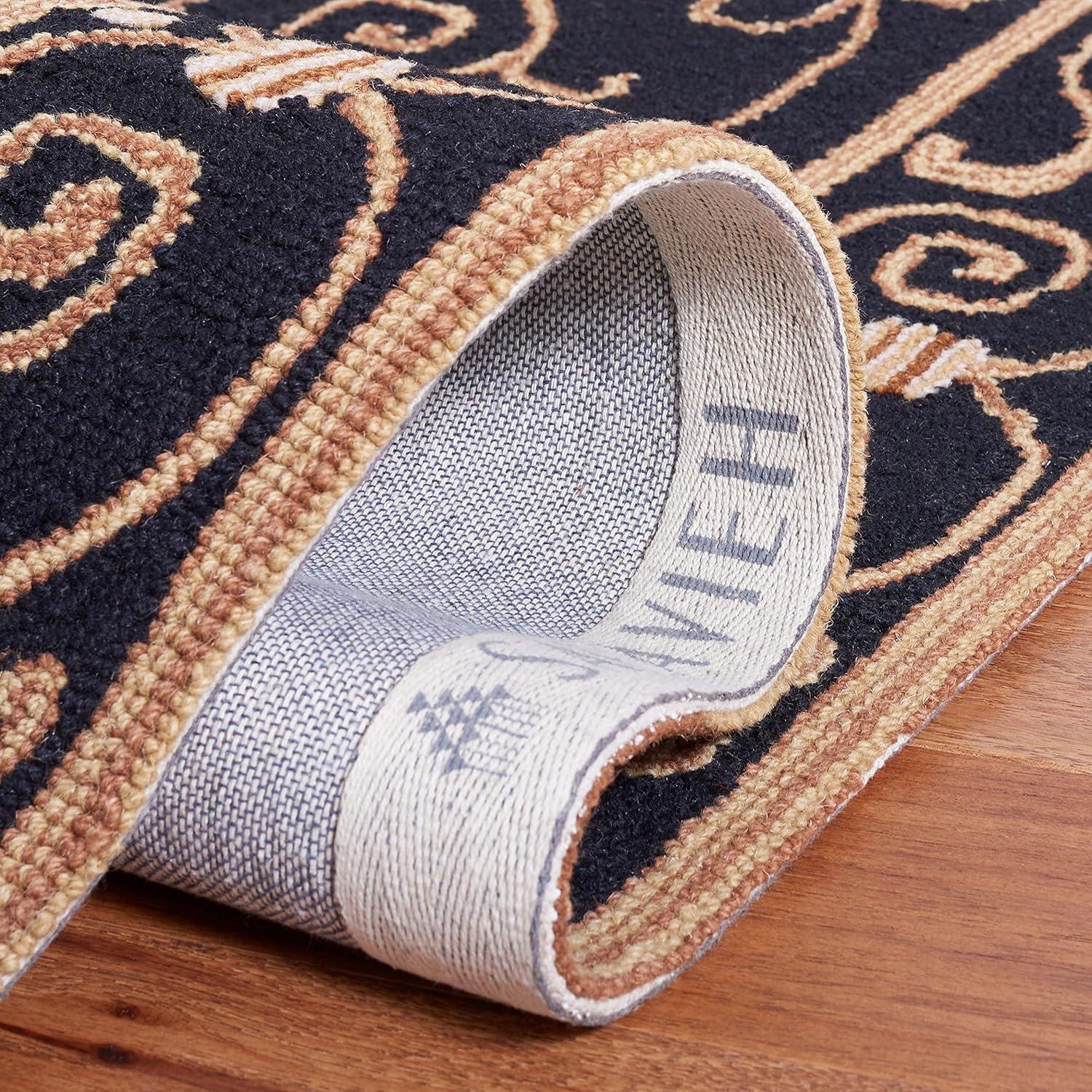 Chelsea HK11 Handmade Area Rug - 3'9"x5'9" - Ivory/Dark Brown - Safavieh