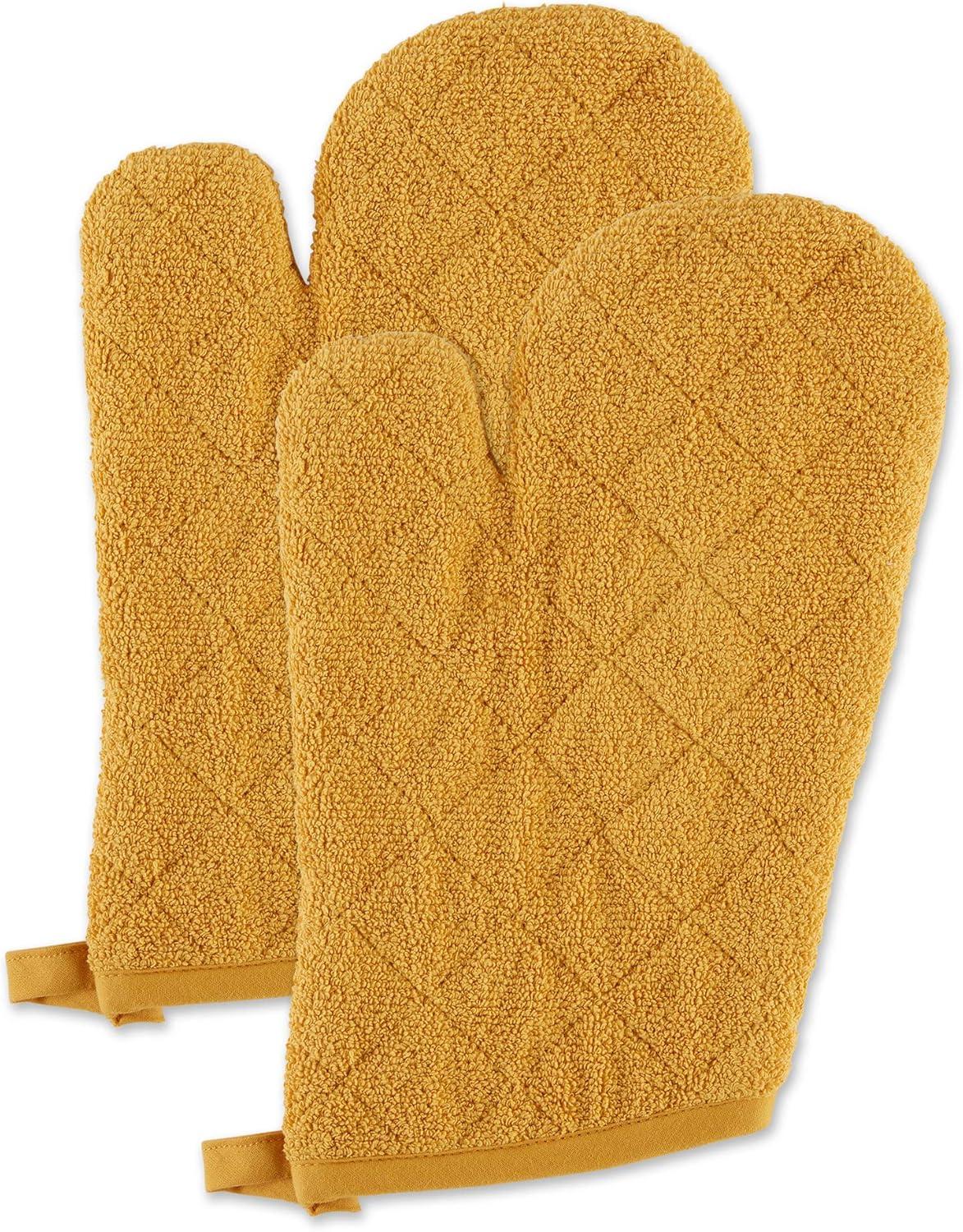 Design Imports Cotton Oven Mitt Set