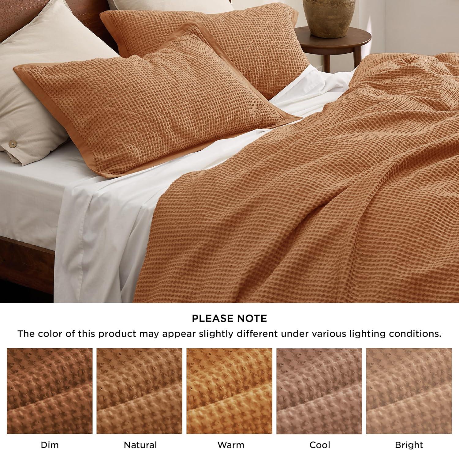 Bedsure Bedsure 100% Cotton Waffle Weave Duvet Cover