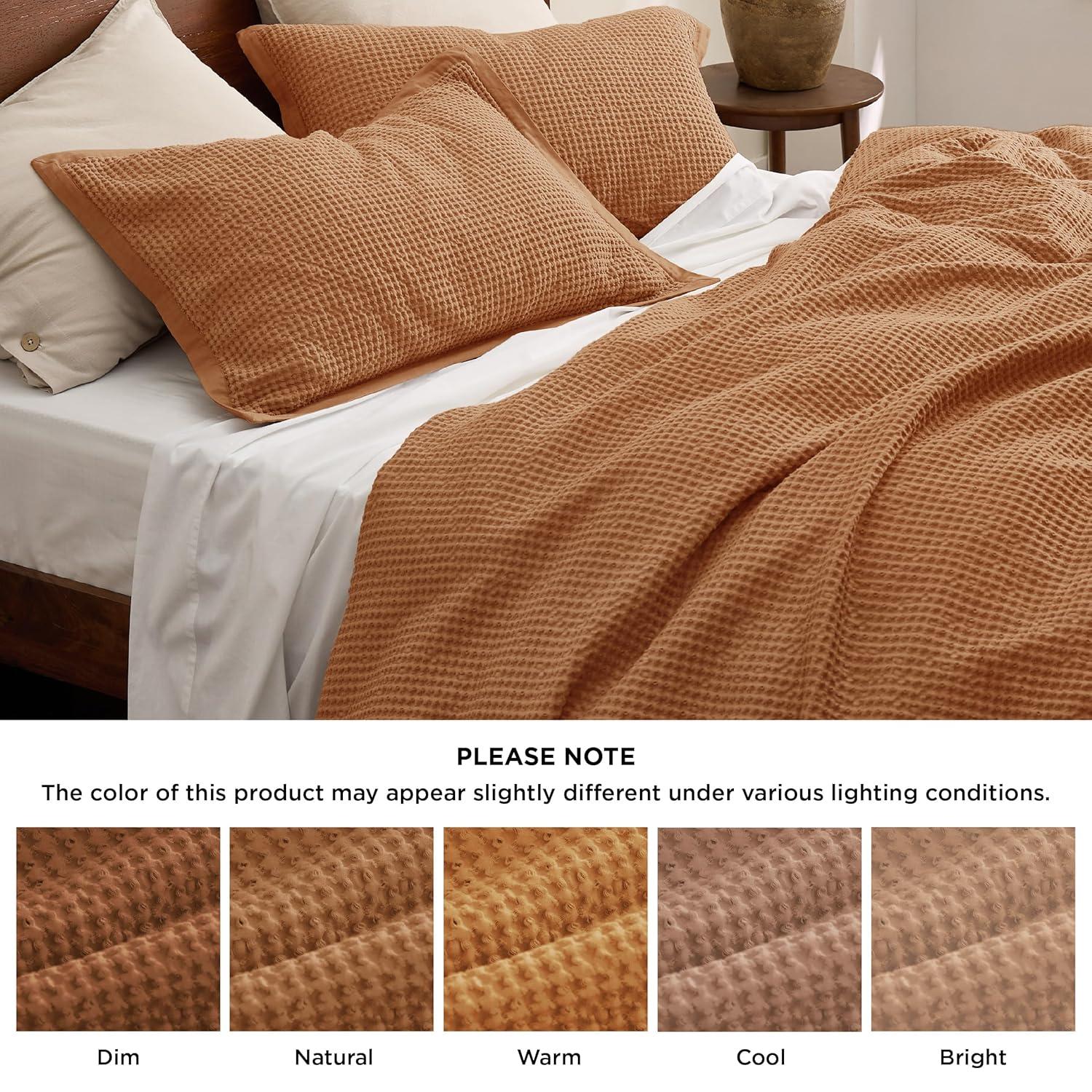 Bedsure Bedsure 100% Cotton Waffle Weave Duvet Cover