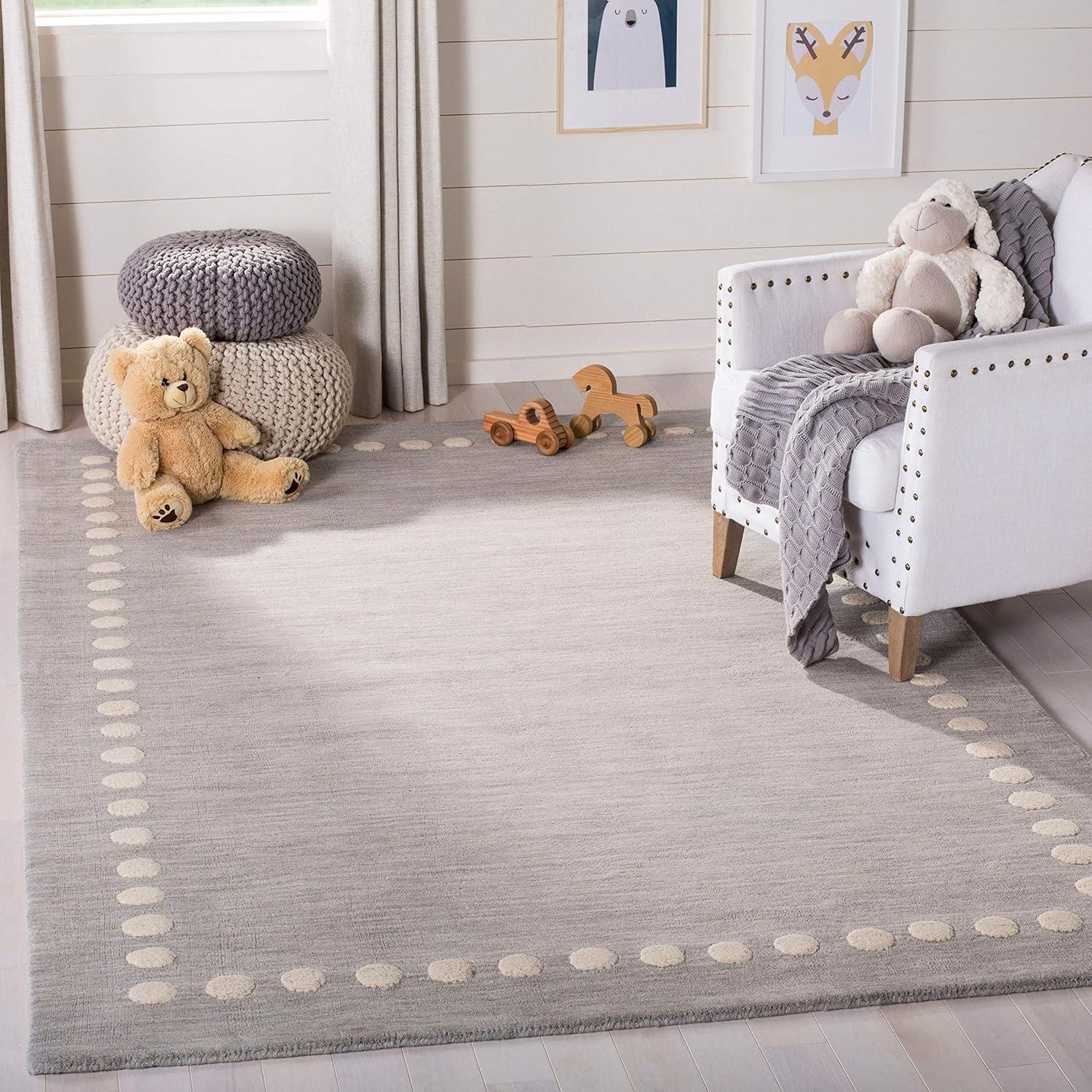 Safavieh Kids Fiona Solid Bordered Area Rug or Runner