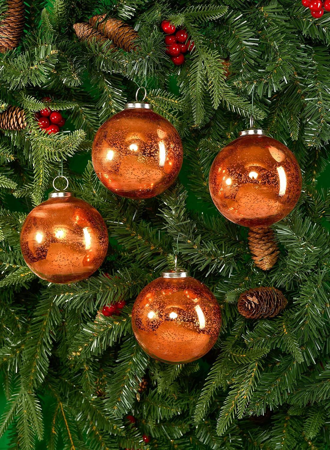 The Holiday Aisle® Glass Ball Ornament (Set of 4)