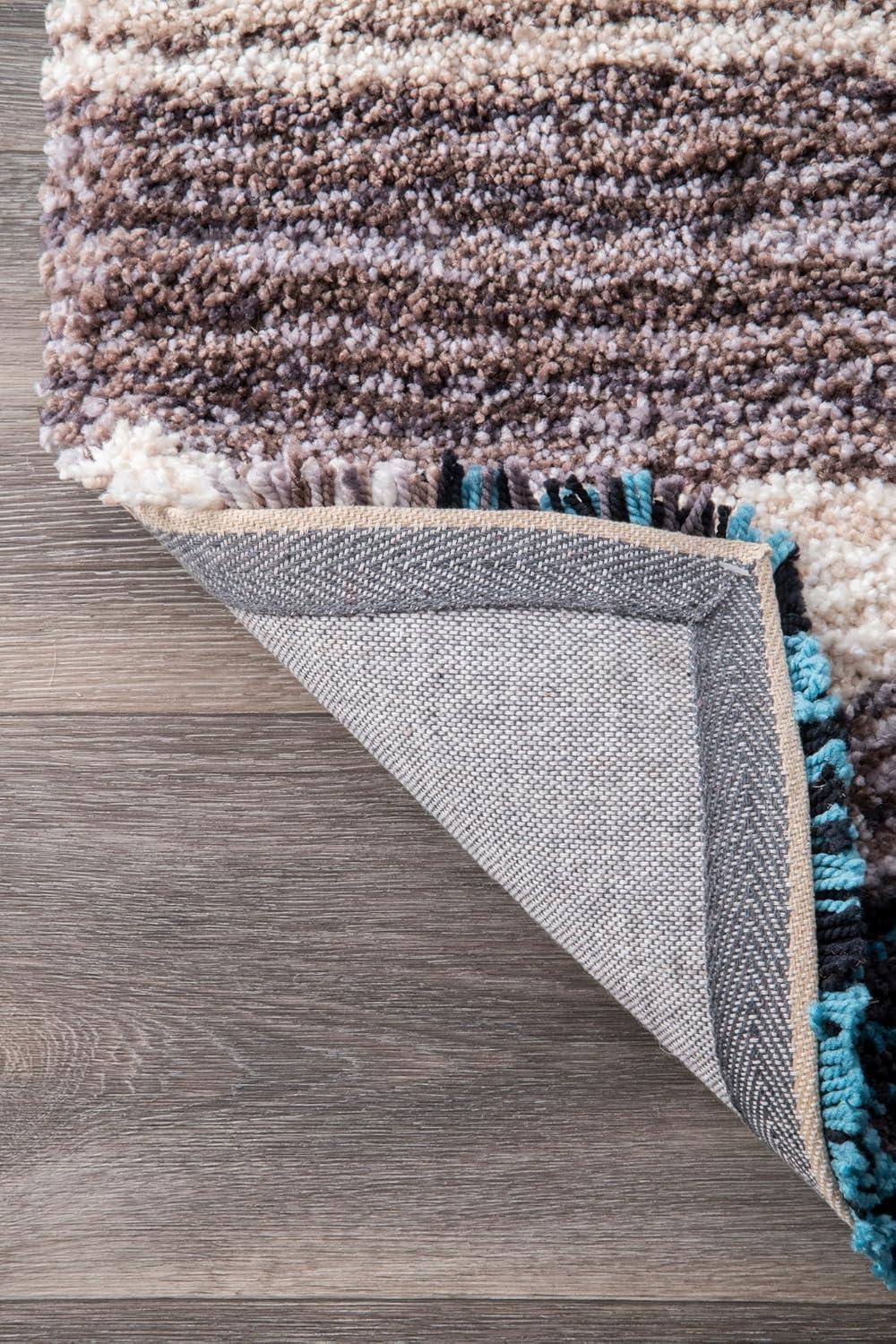 Drey Ombre Shag Area Rug - nuLOOM