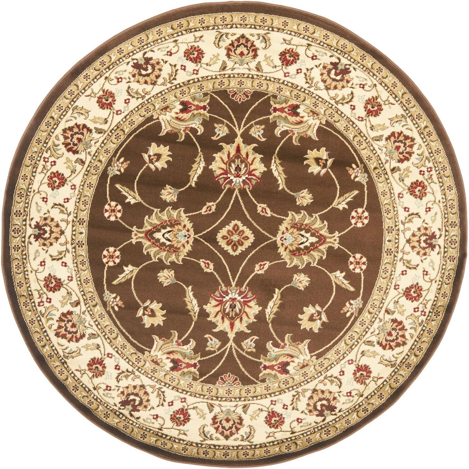 Lyndhurst LNH553 Power Loomed Accent Rug - Brown/Ivory - 3'3"x5'3" - Safavieh.