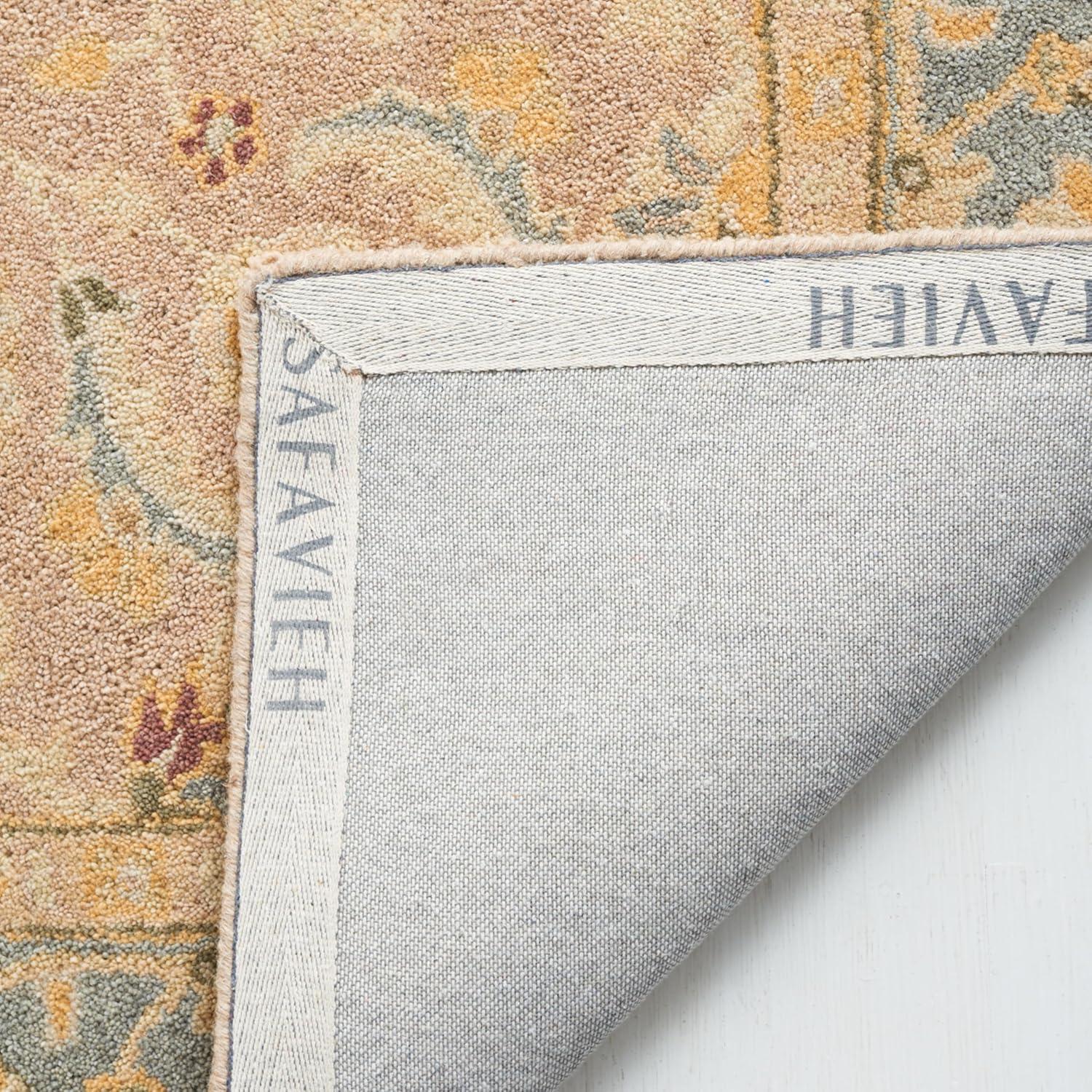 Anatolia AN549 Hand Tufted Indoor Area Rug - Brown/Blue - 9'x12' - Safavieh