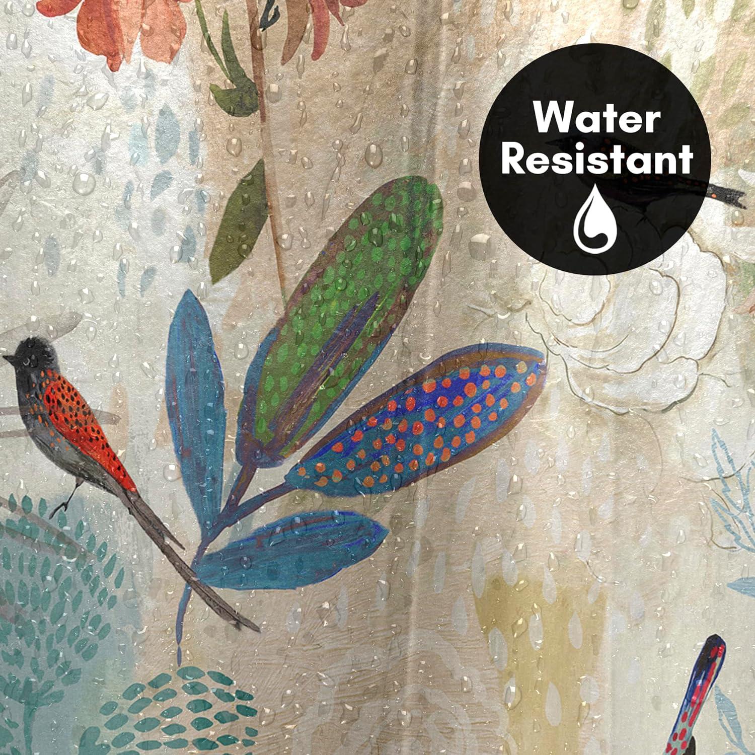 Floral Shower Curtain Where the Passion Flower Grows by PI Creative Art