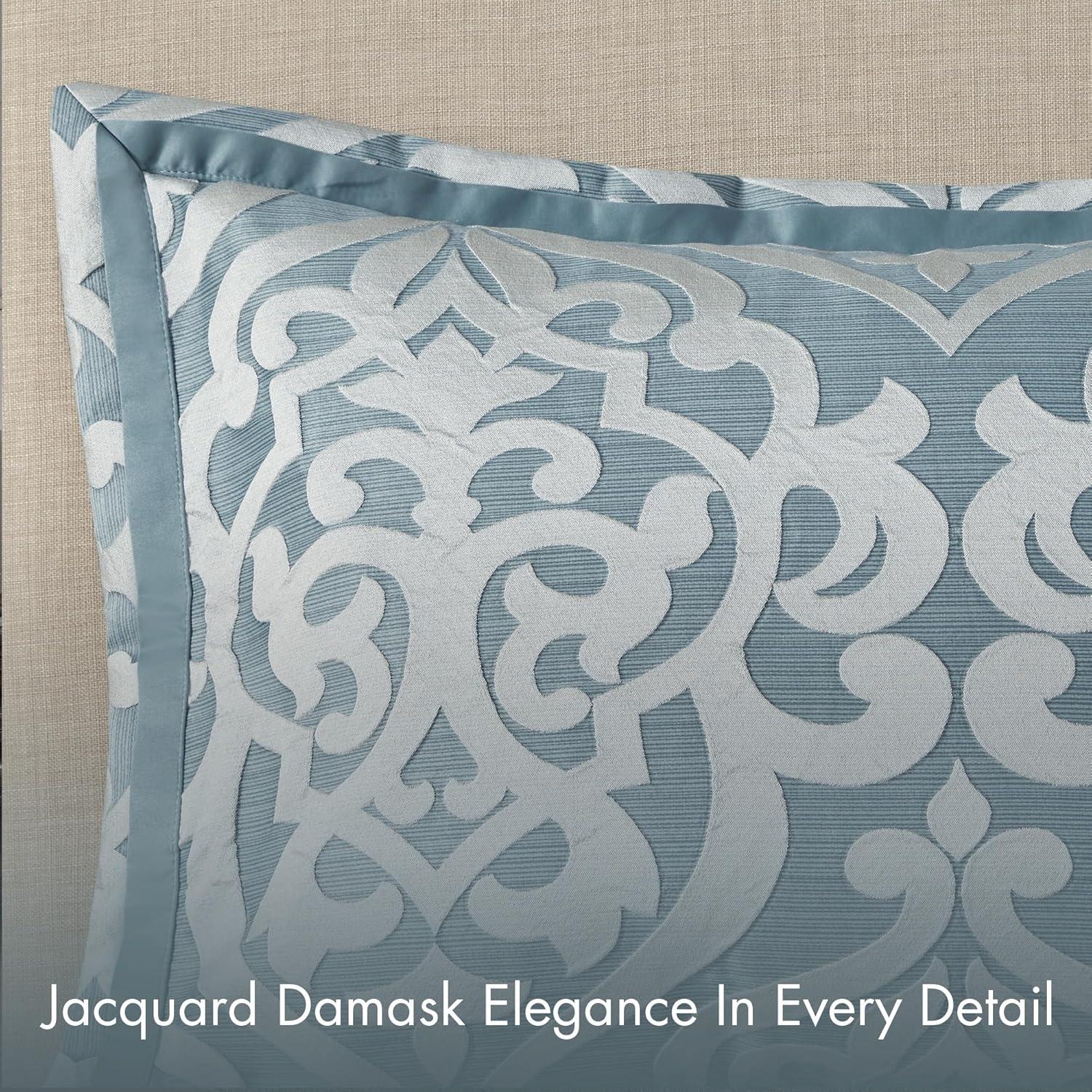 Madison Park Odette Jacquard 8 Piece Comforter Set