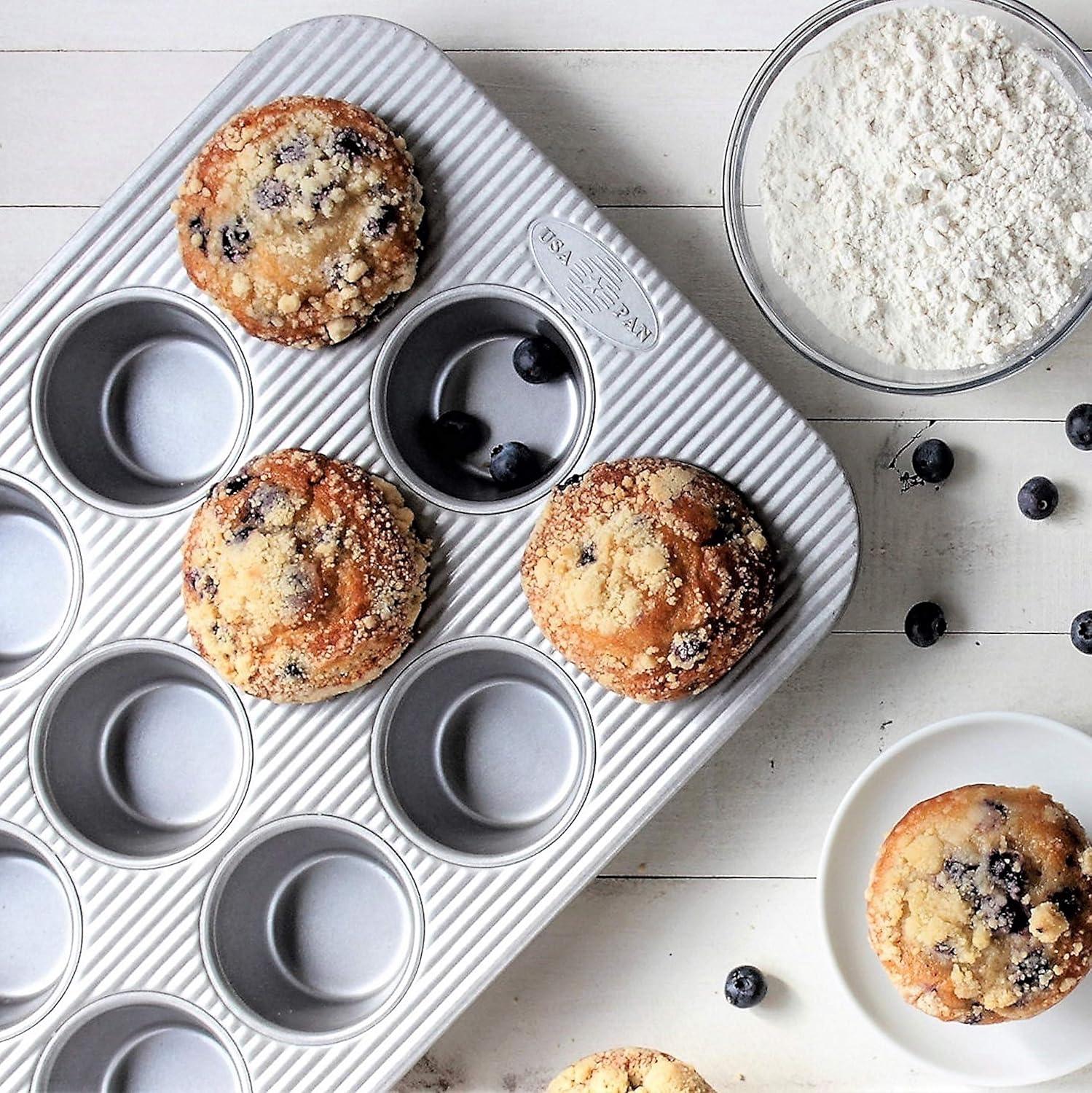 Nonstick Aluminized Steel 12-Cup Muffin Pan