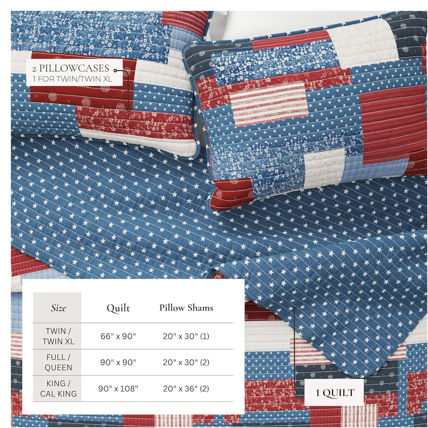 FreshFolds Green Forest Reversible Lodge Quilt Set with Shams