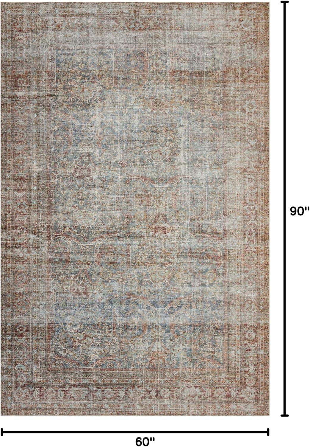 Chris Loves Julia x Loloi Chris Loves Julia x Loloi Jules Oriental Lagoon/Brick Area Rug