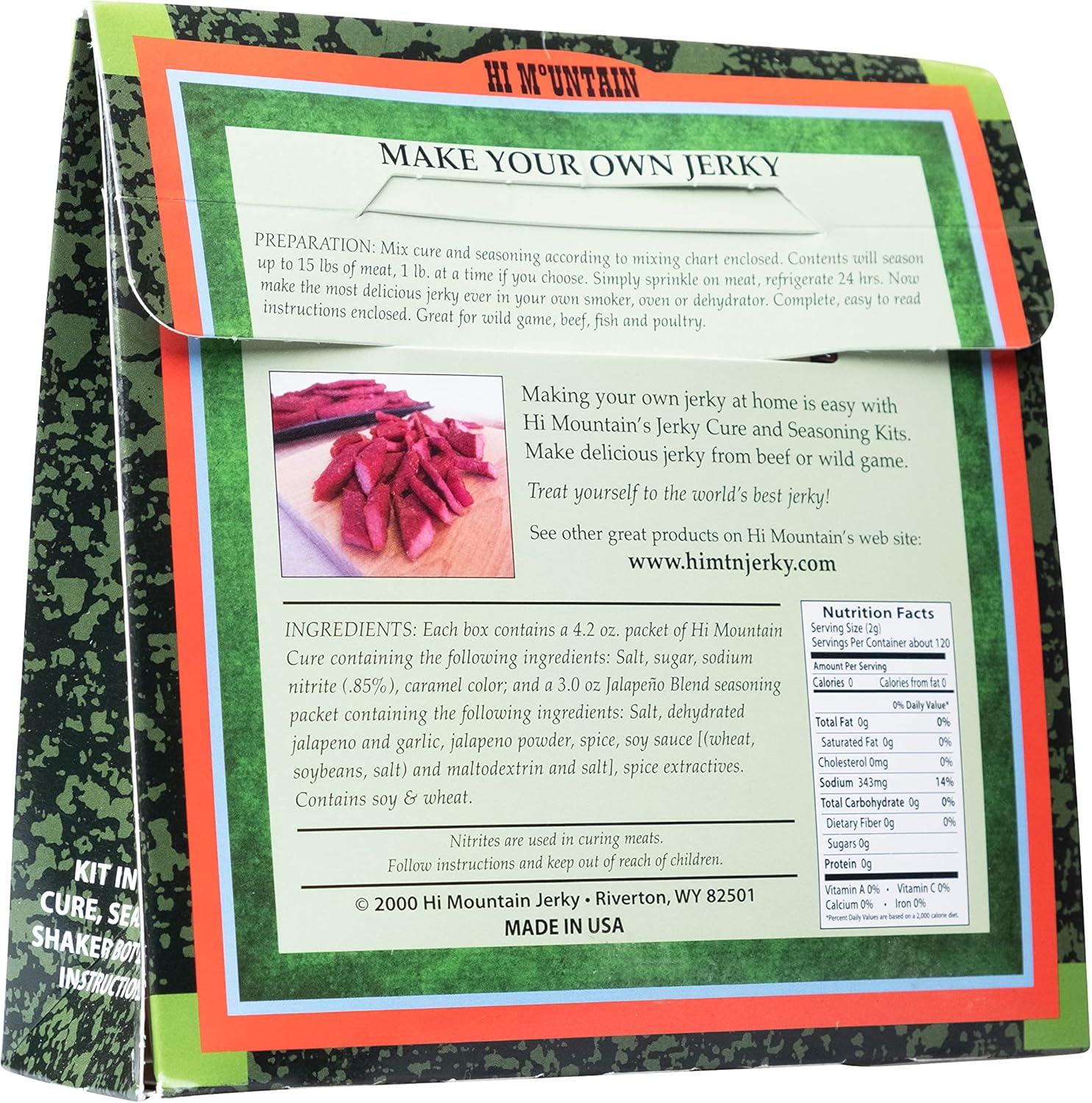 Jalapeño Blend Jerky Seasoning Kit with Shaker Bottle