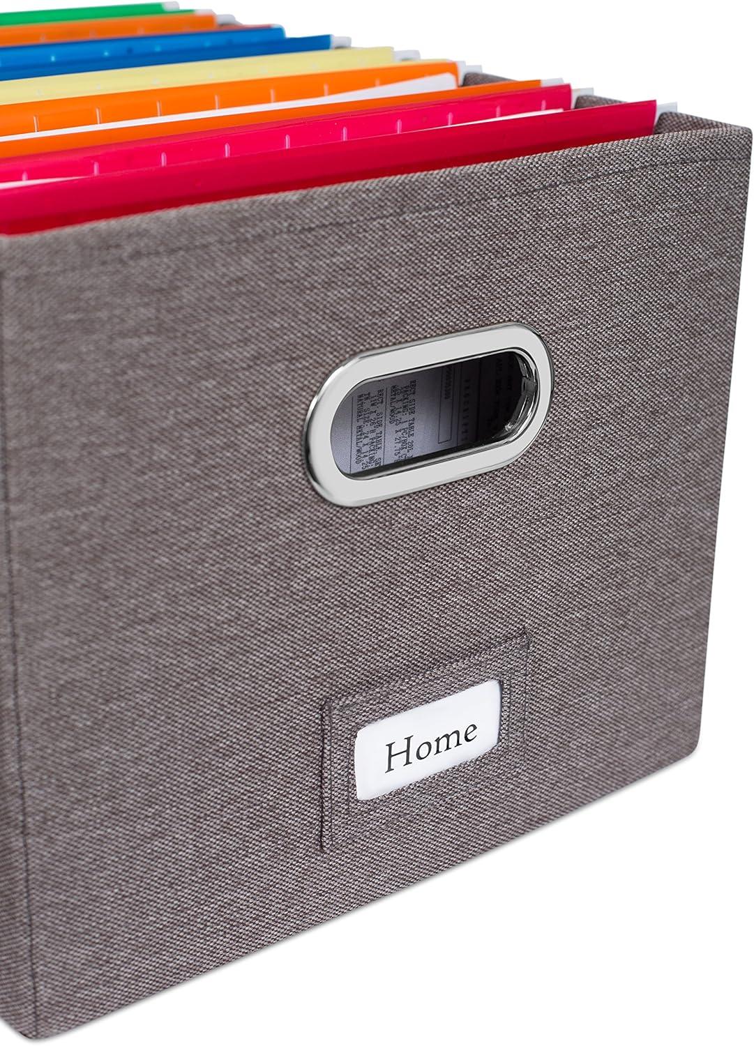 BirdRock Home Internet's Best Collapsible File Storage Fabric Box