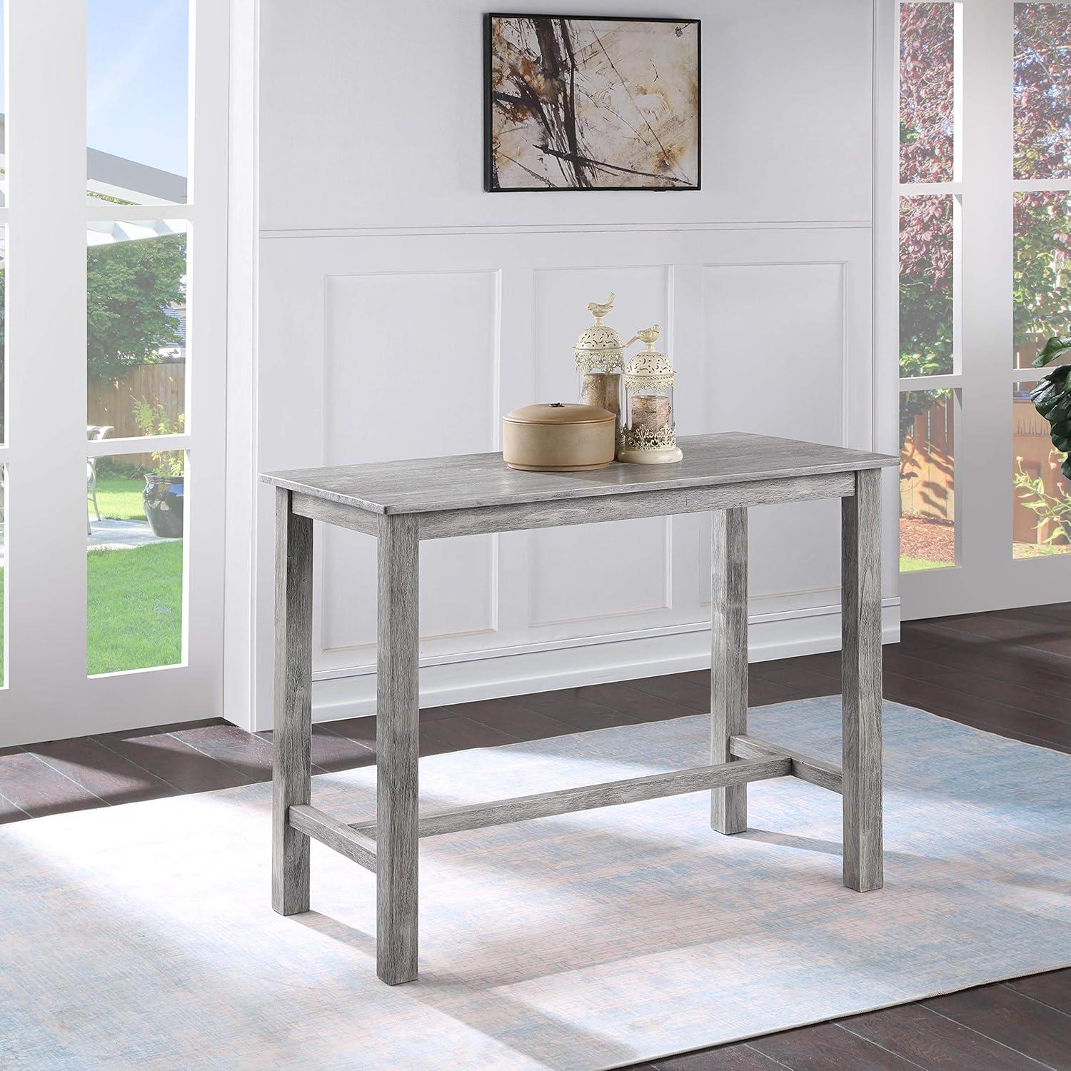 Sonoma Counter Height Pub Table Storm Gray - Boraam: 4-Seat Rectangle