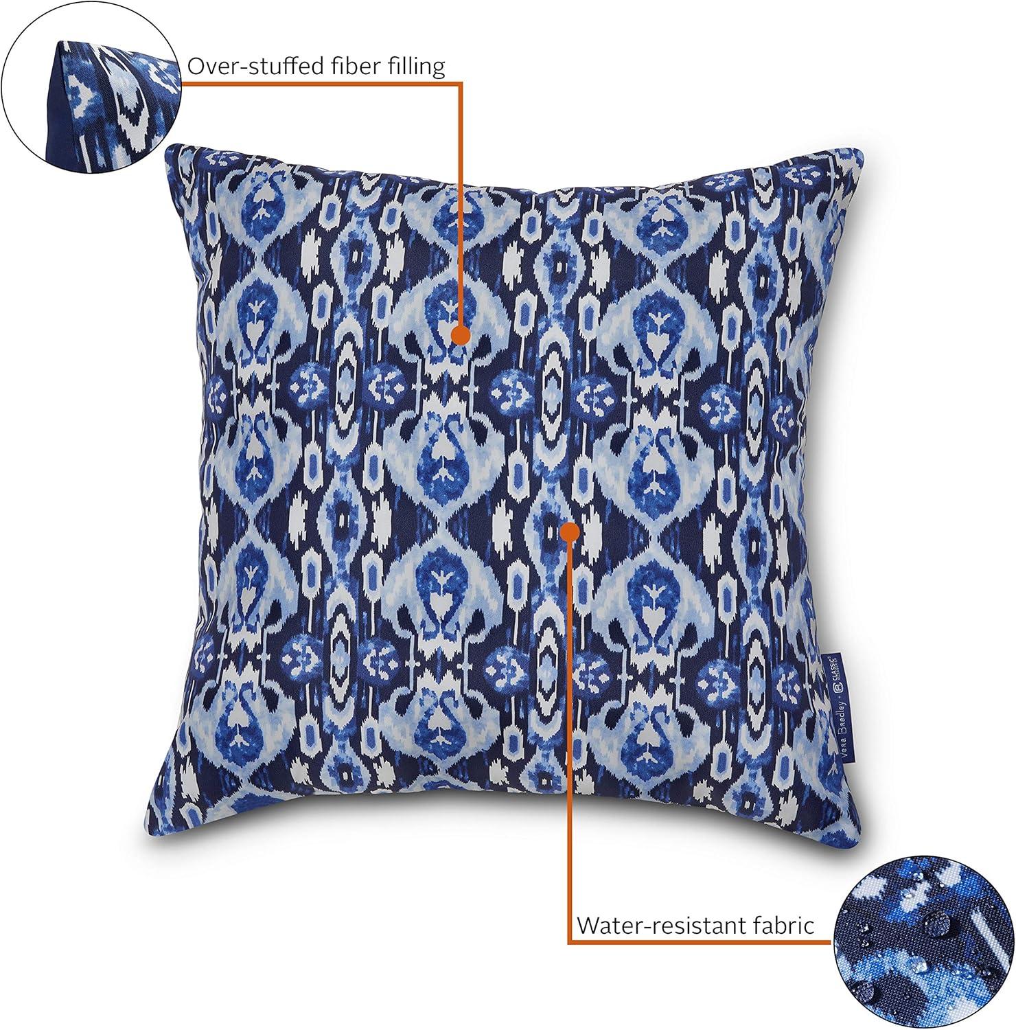 Vera Bradley Vera Bradley Island Outdoor Square Pillow Cover & Insert (Set of 2)