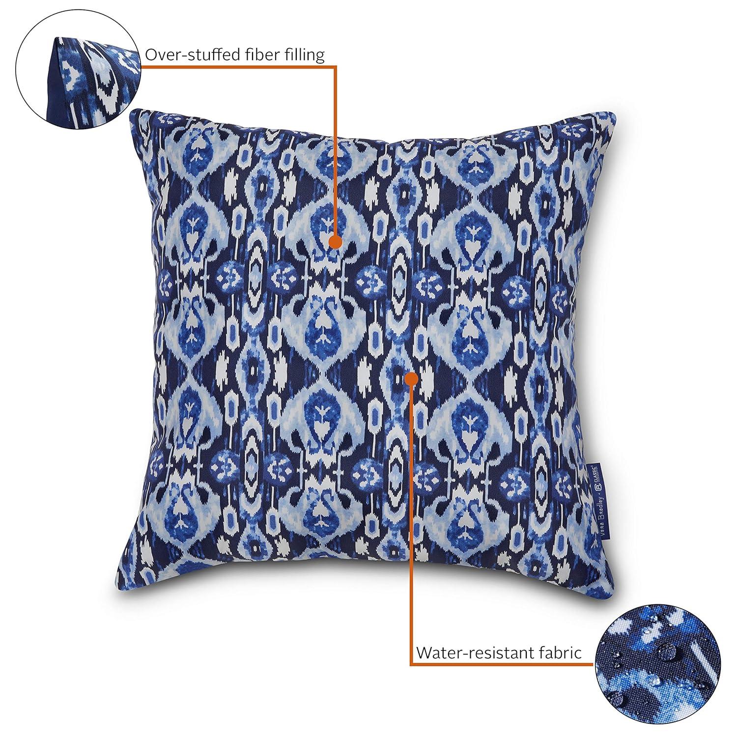 Vera Bradley Vera Bradley Island Outdoor Square Pillow Cover & Insert (Set of 2)