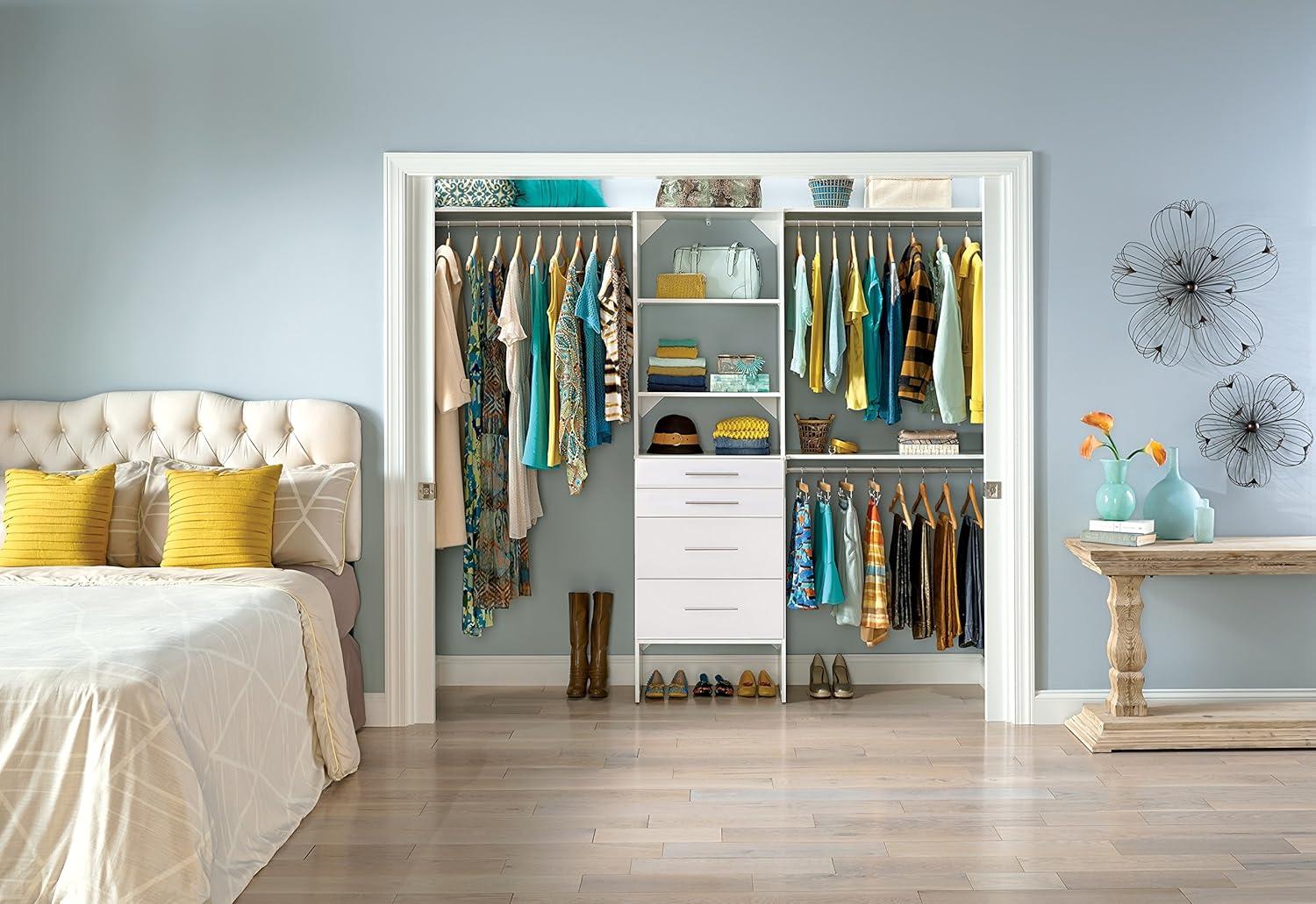 SuiteSymphony 84" W - 120" W Closet System with Drawers