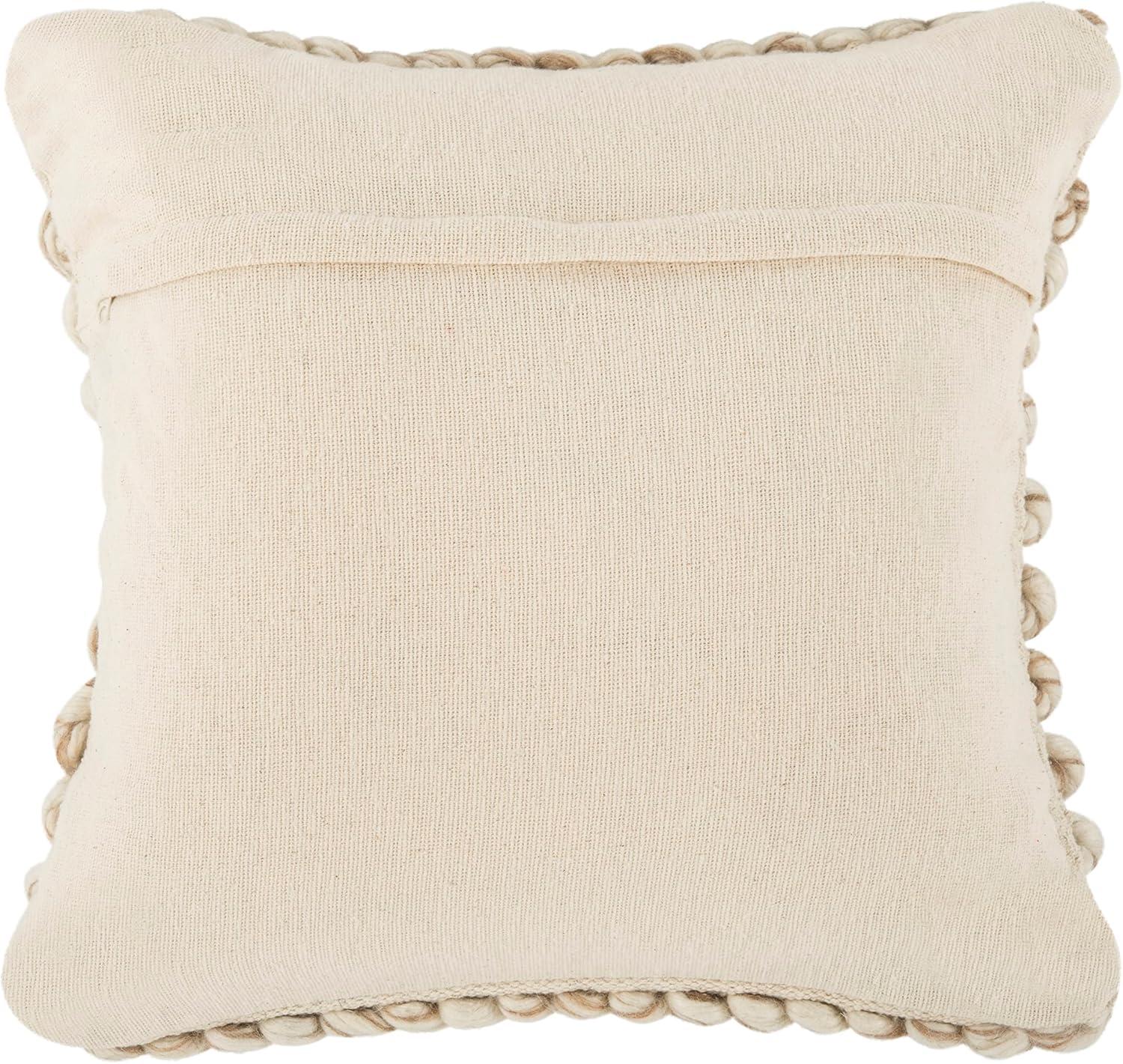 Flores Wool Throw Pillow