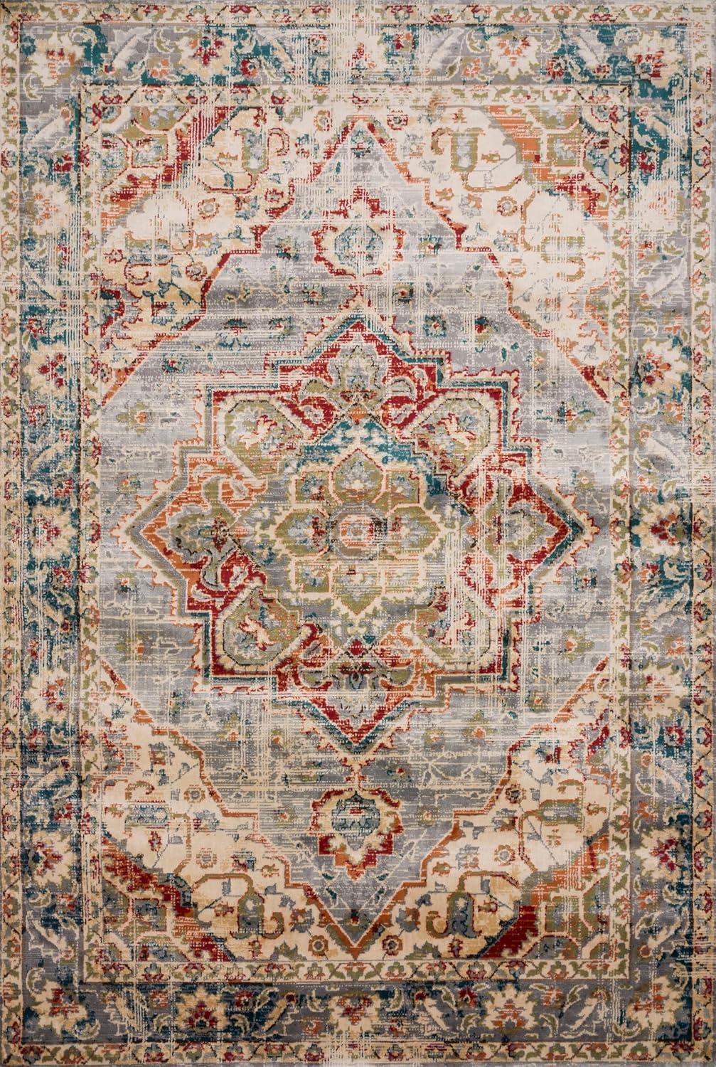 Loloi II Isadora Oriental Oatmeal / Multi Area Rug