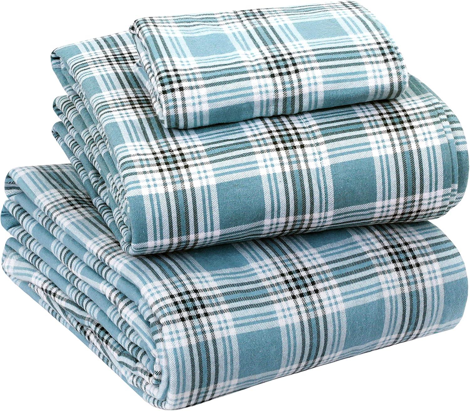 Enviohome Colyt 100% Cotton Flannel Sheet Set