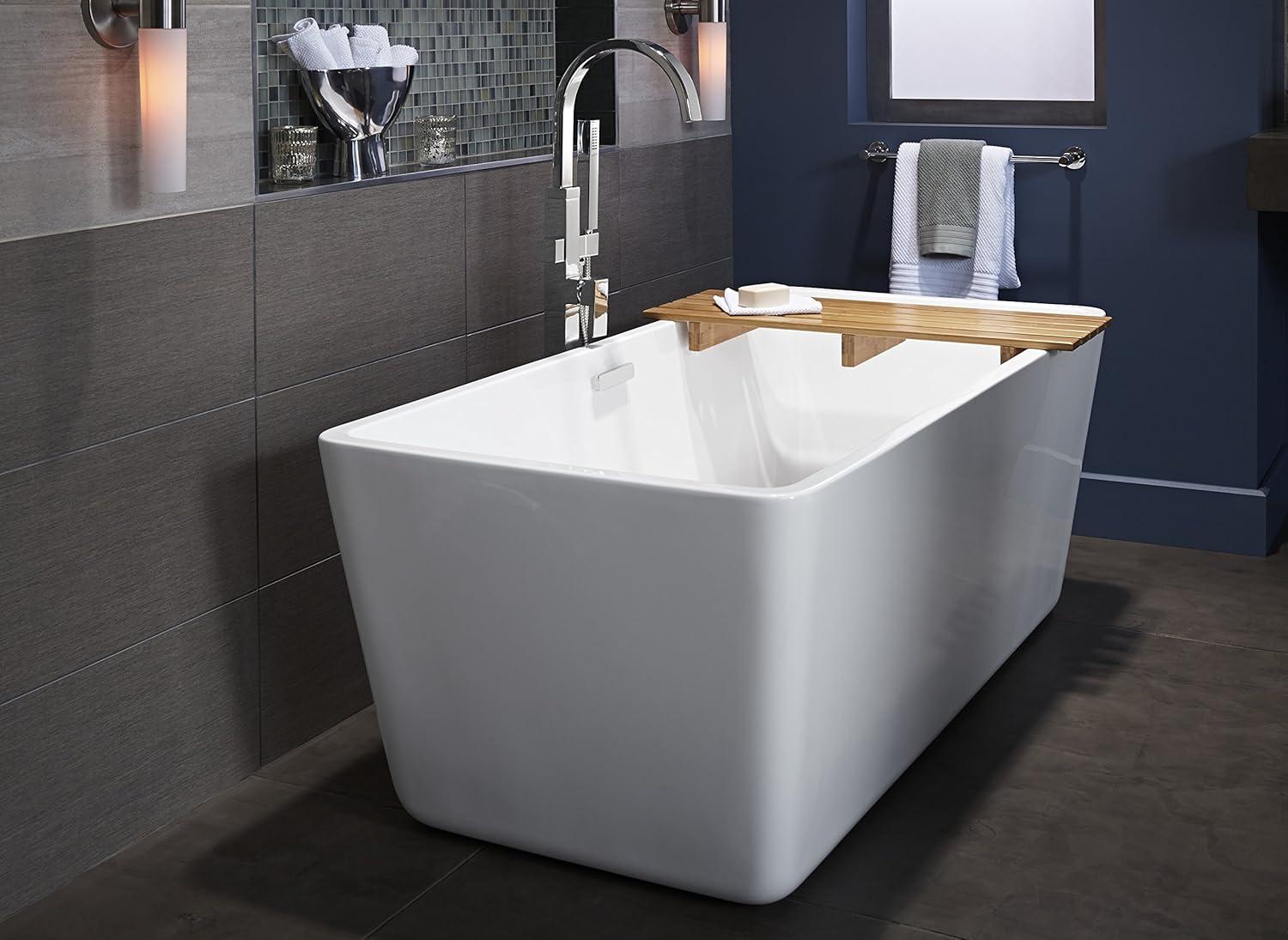 American Standard Sedona 63 in x 30 in Loft Freestanding Bathtub In White