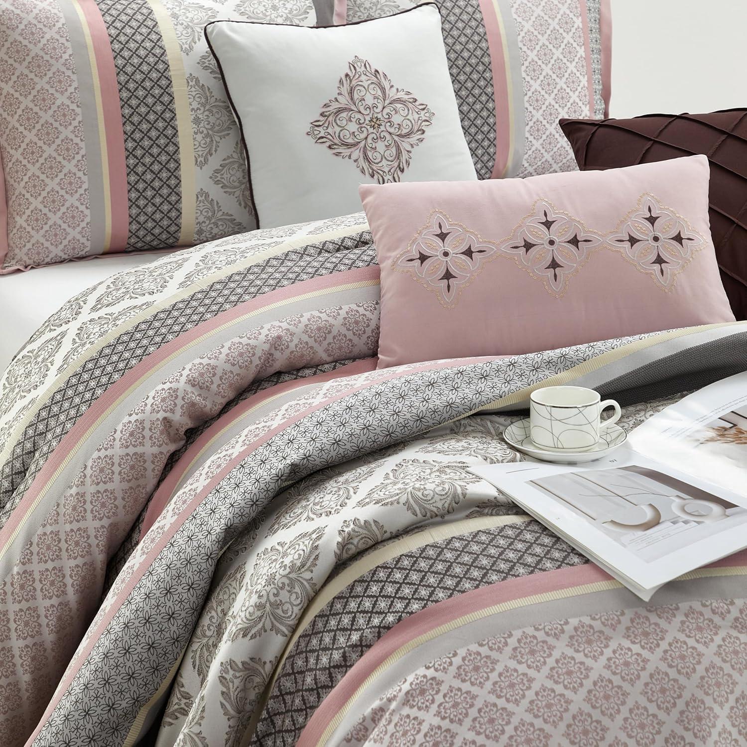 Tefia Karr Microfiber 7 Piece Comforter Set